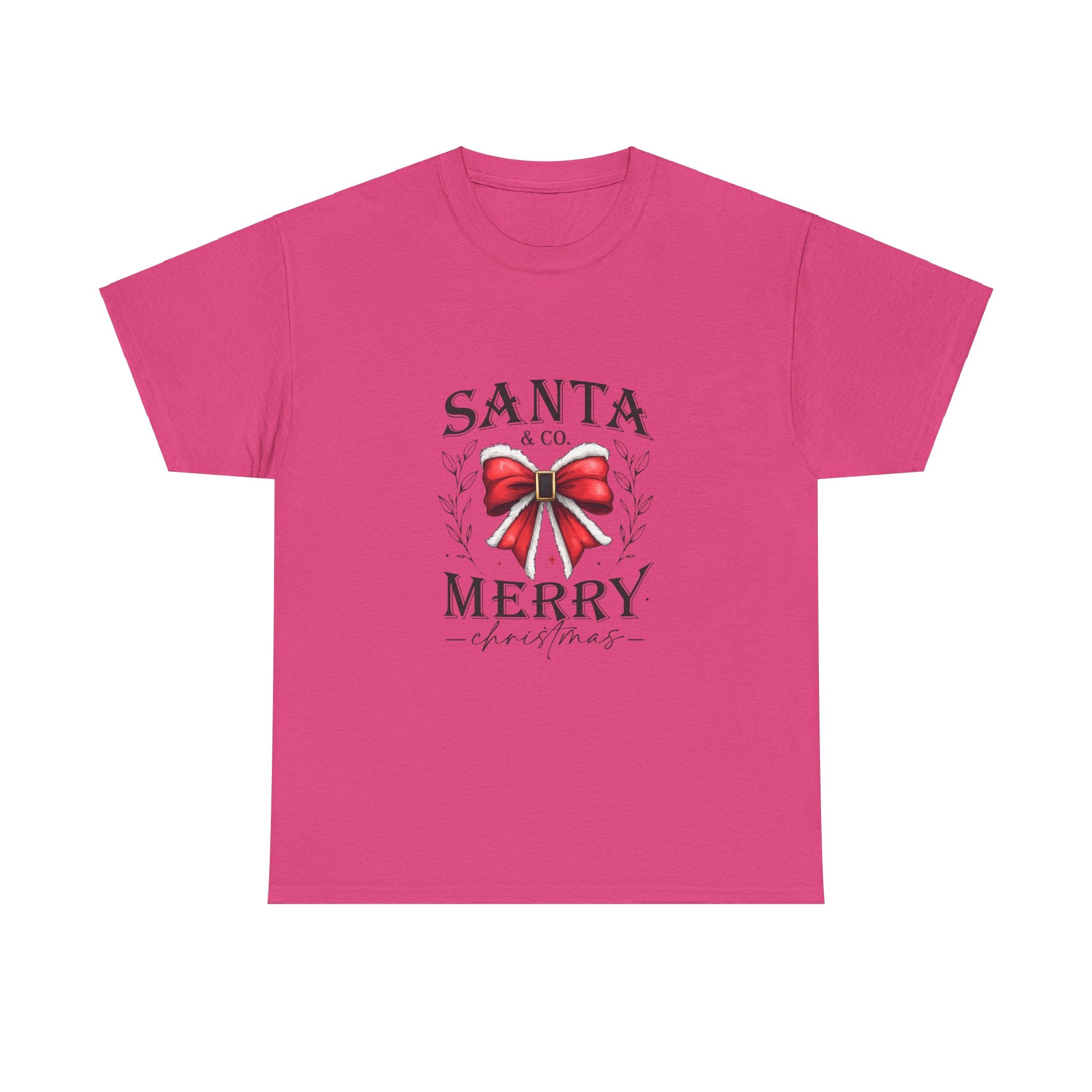 Santa & Co. Merry Christmas Bow T-Shirt