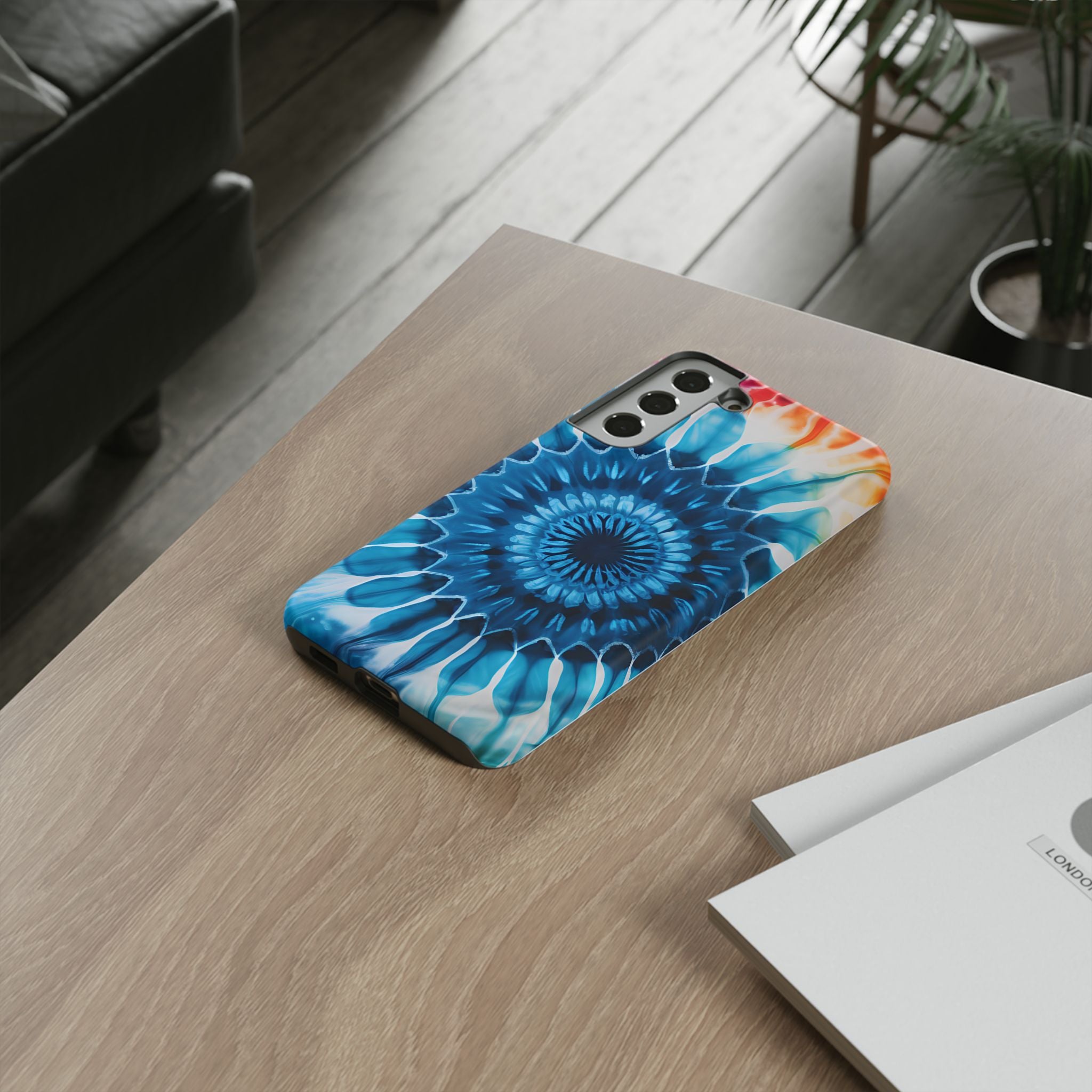 Cosmic Mandala Tie-Dye Samsung Case