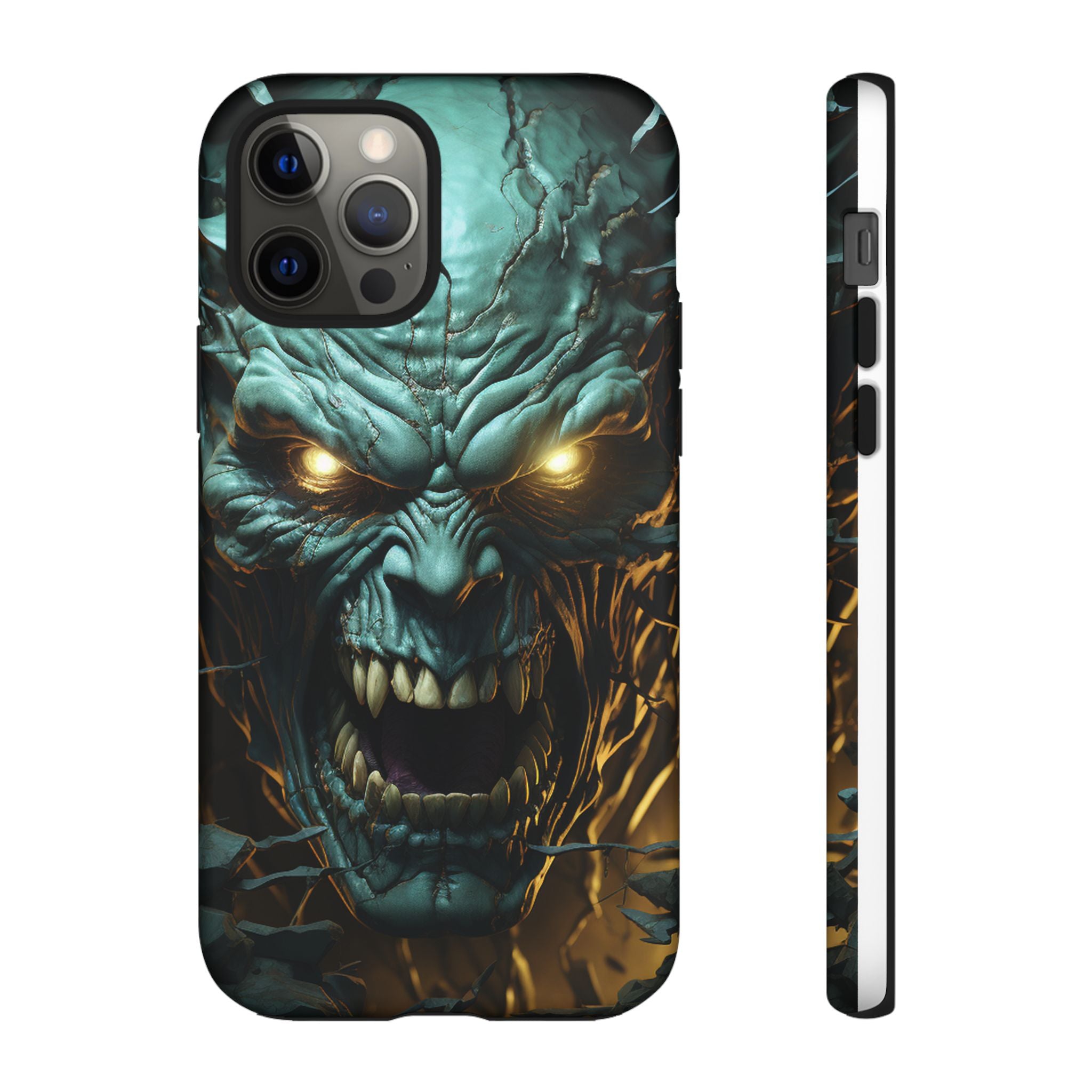 Monstrous Roar Hexagon Stone iPhone Case