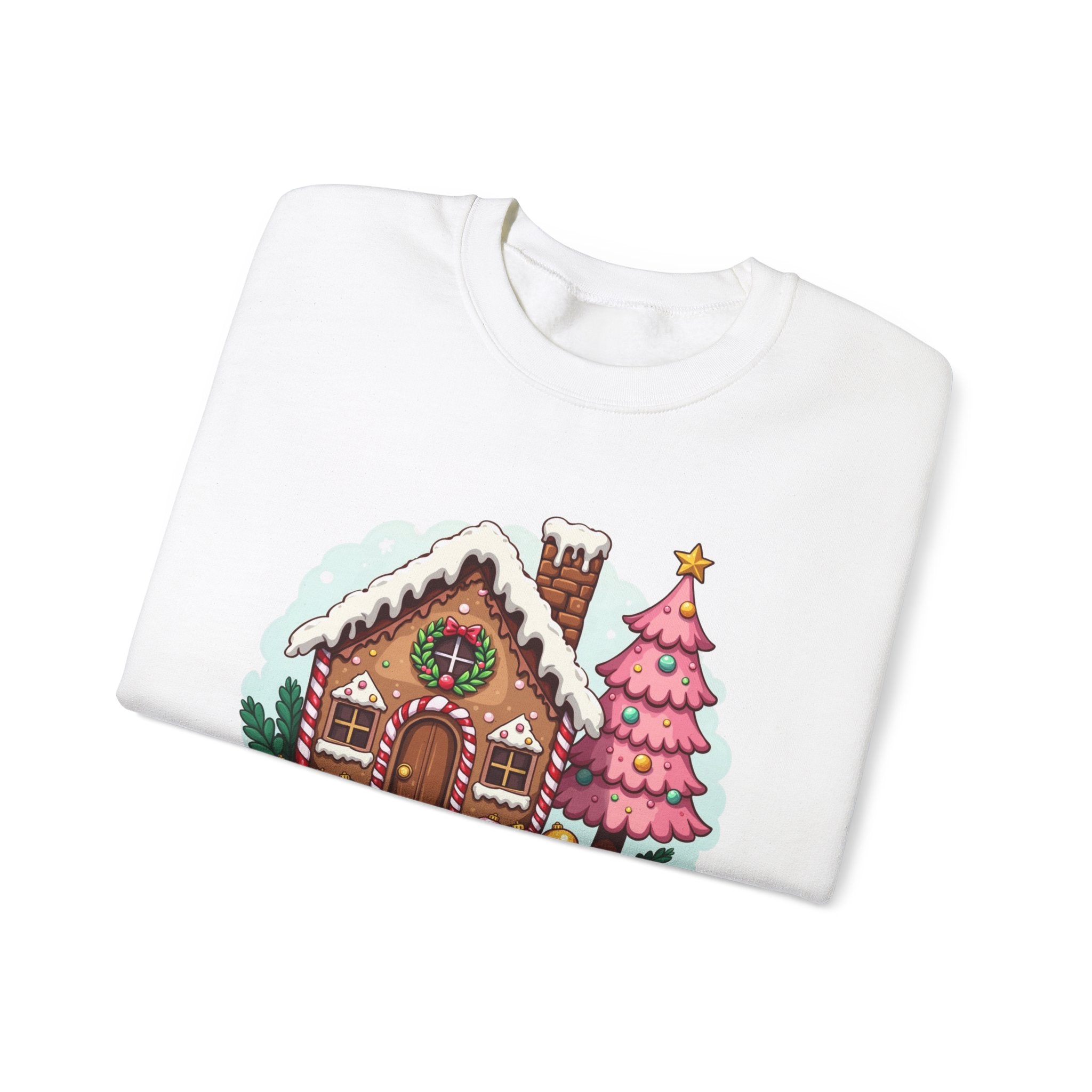 Gingerbread House Christmas Sweatshirt