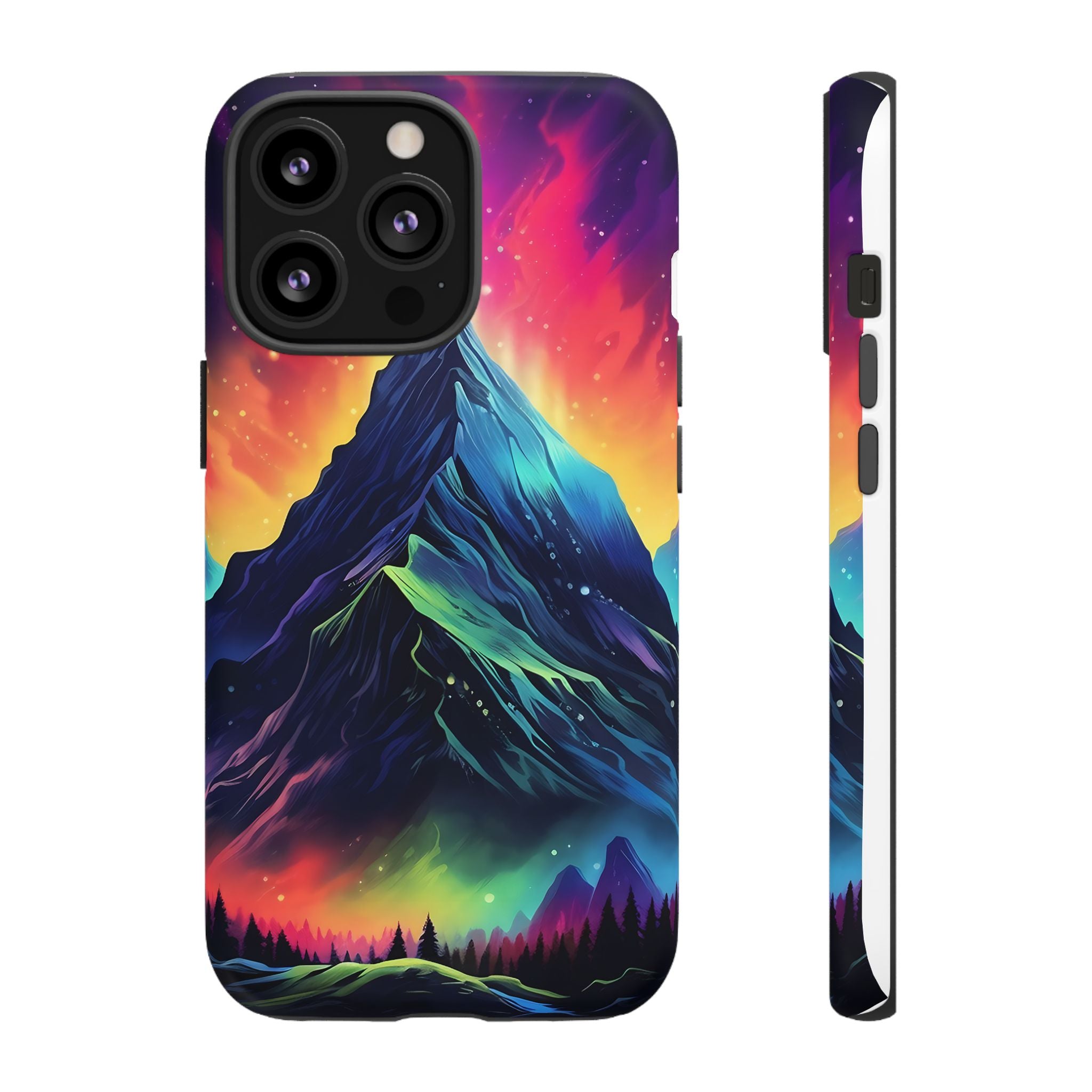 Cosmic Mountain iPhone Case - Hexagon Stone