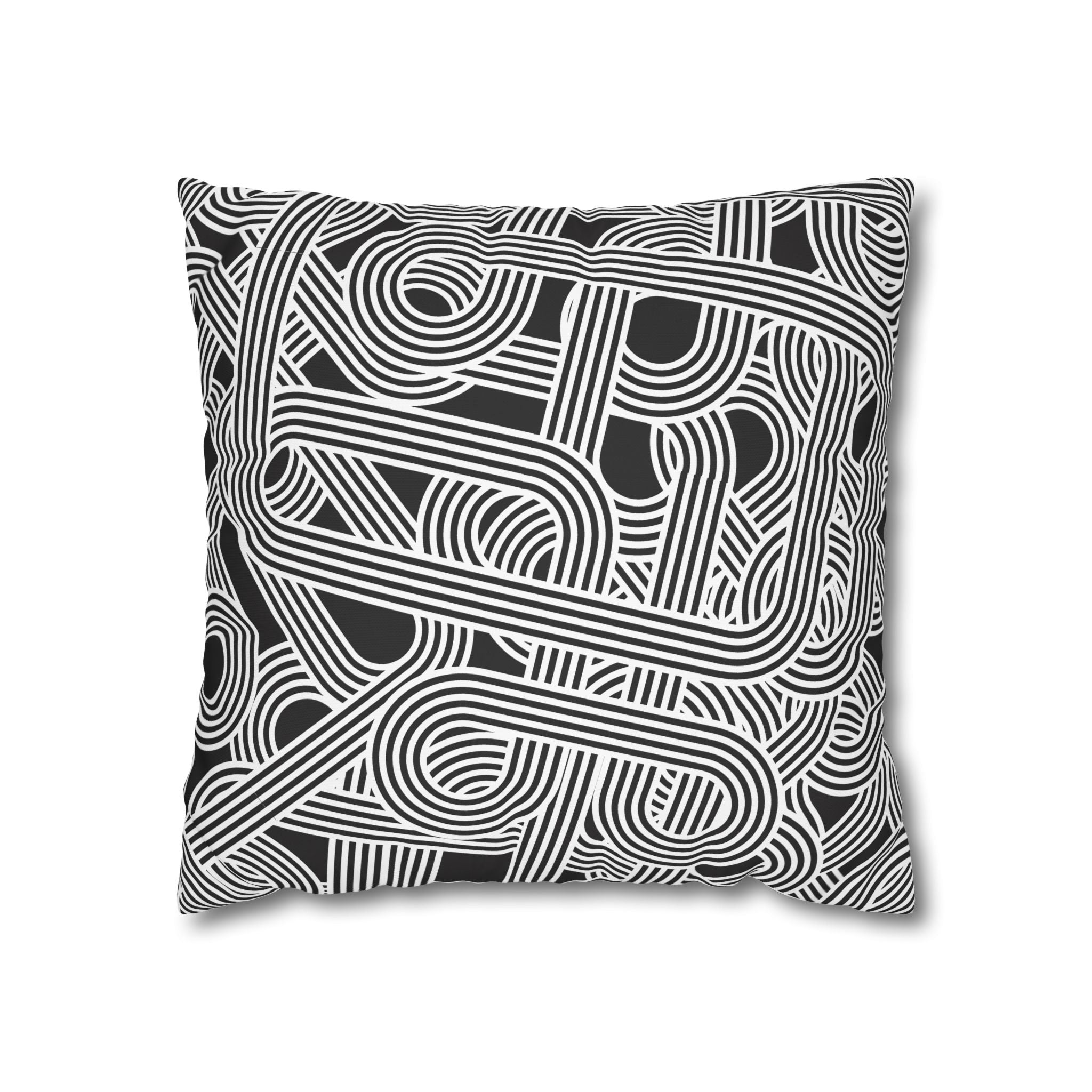 Retro Optical Illusion Pillowcase