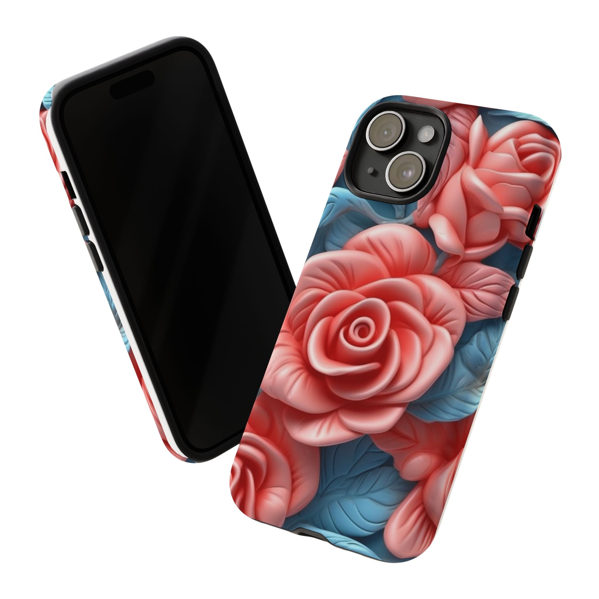 Stylized Floral iPhone Case - Hexagon Stone