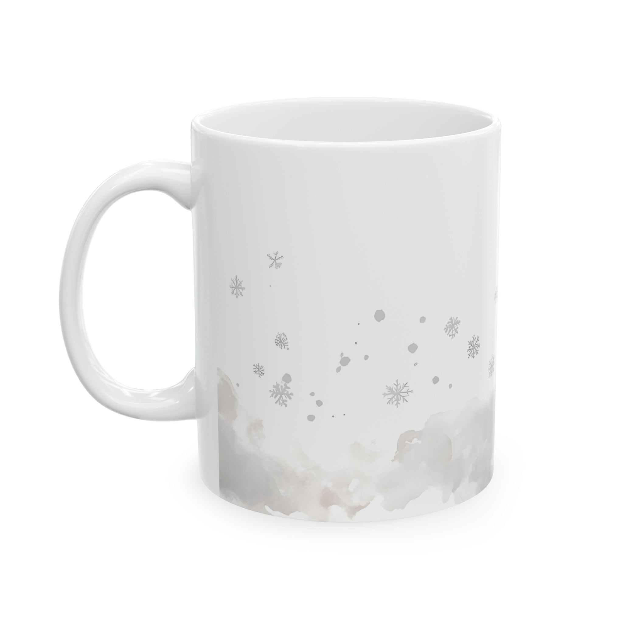 Snowy Santa Pup Mug - Christmas Gift