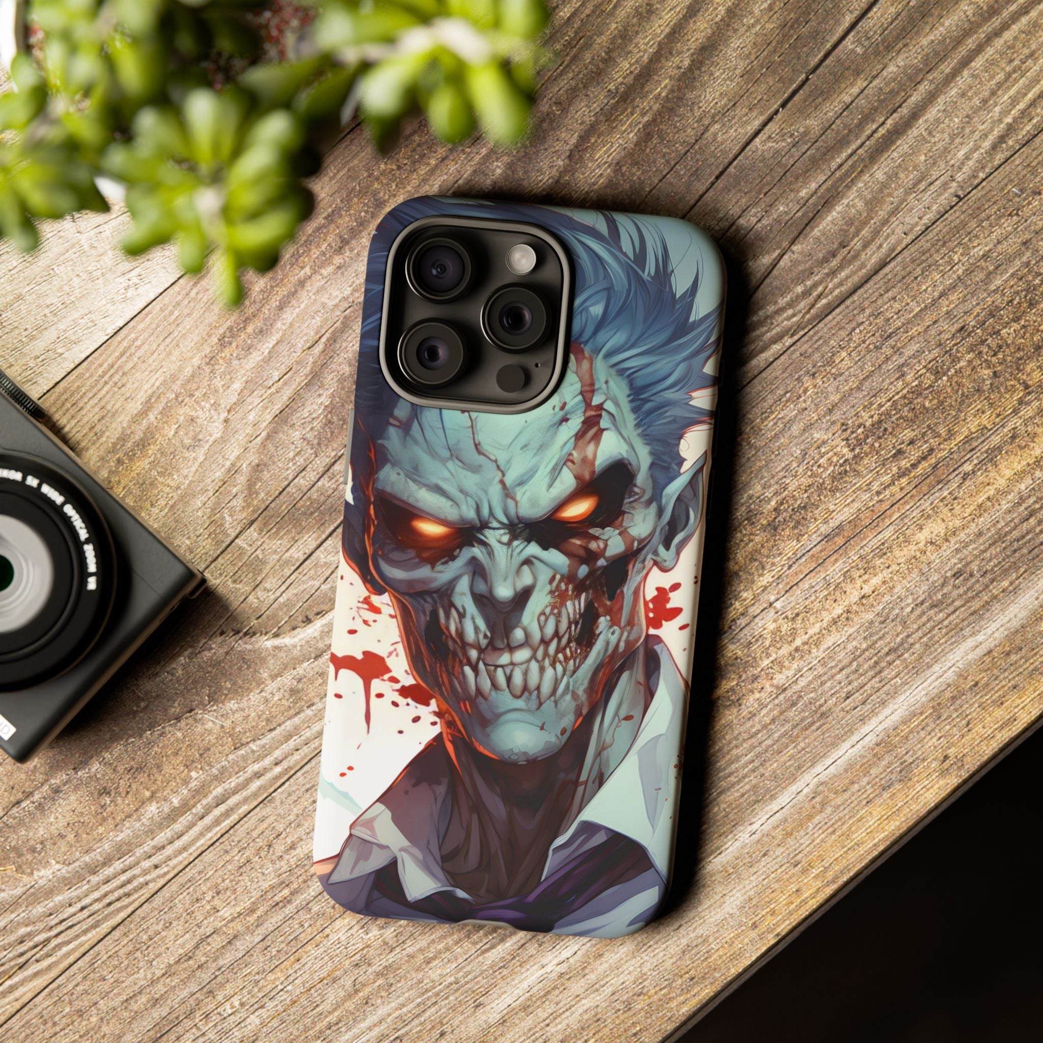 Zombie Elegance Hexagon iPhone Case