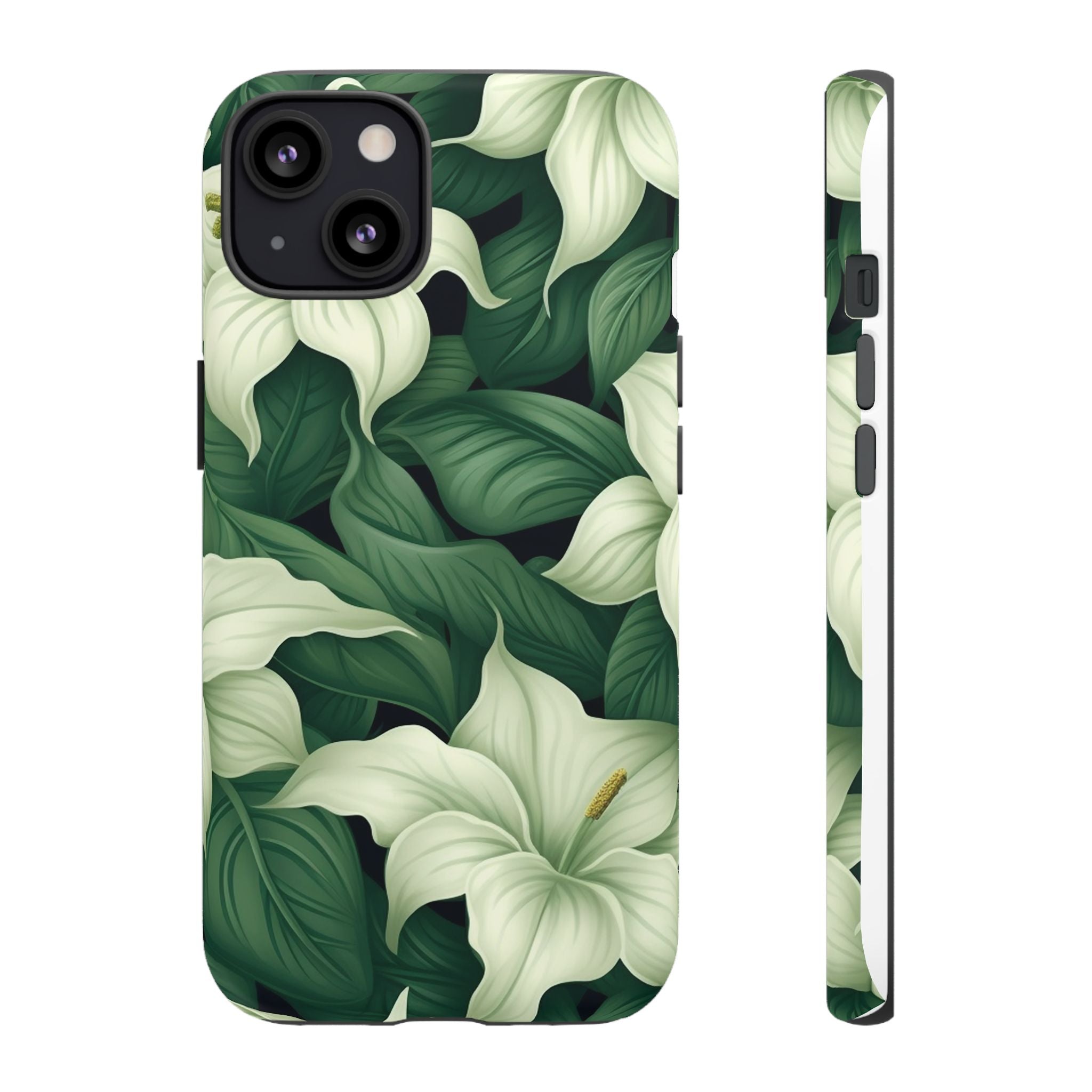 Luxurious Lily iPhone Case - Hexagon Stone