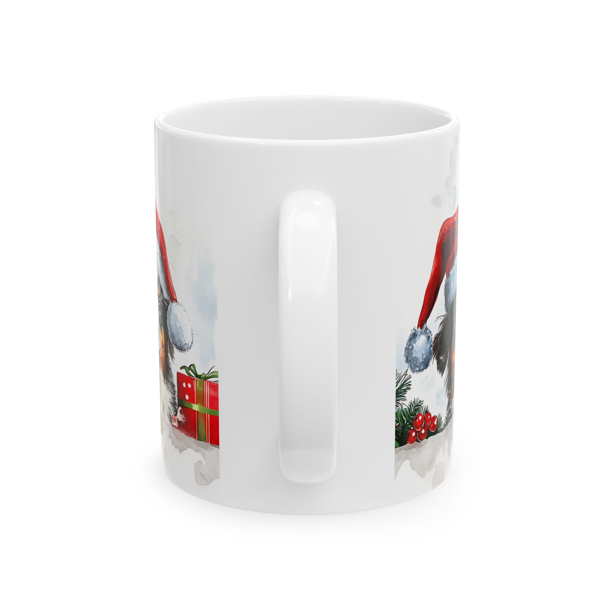 Bernese Mountain Dog Puppy Christmas Mug