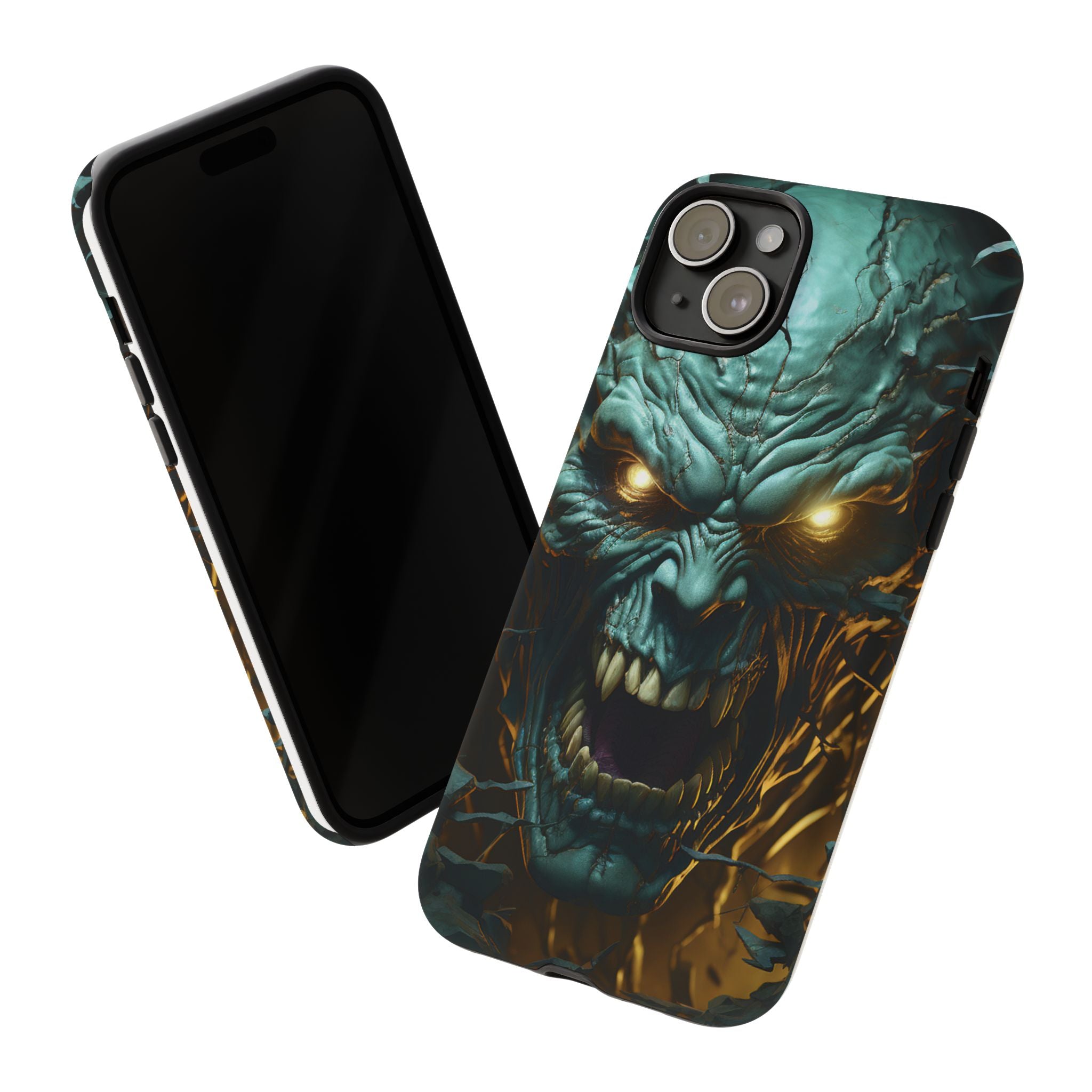 Monstrous Roar Hexagon Stone iPhone Case