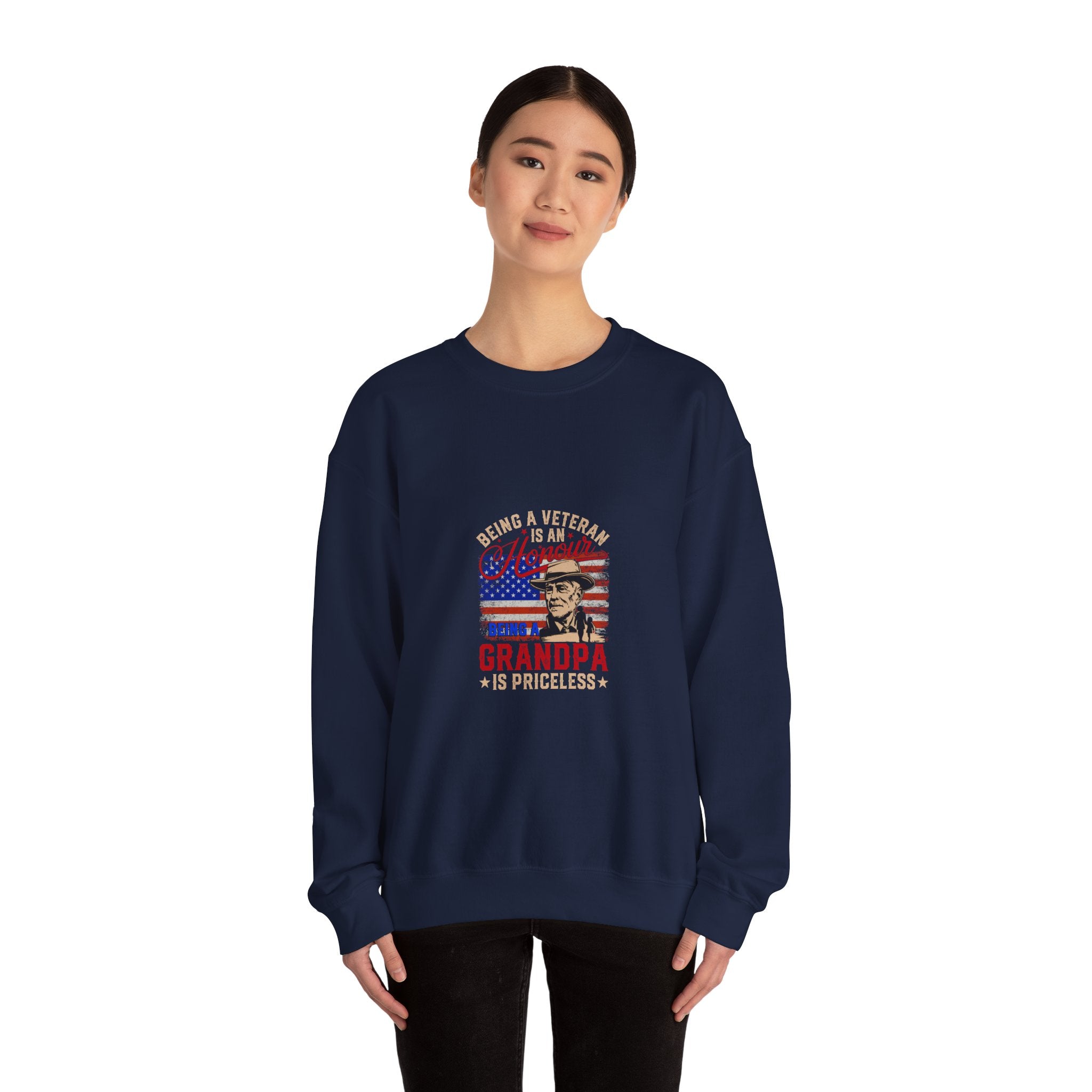 Veteran Grandpa: Honour & Priceless Sweatshirt