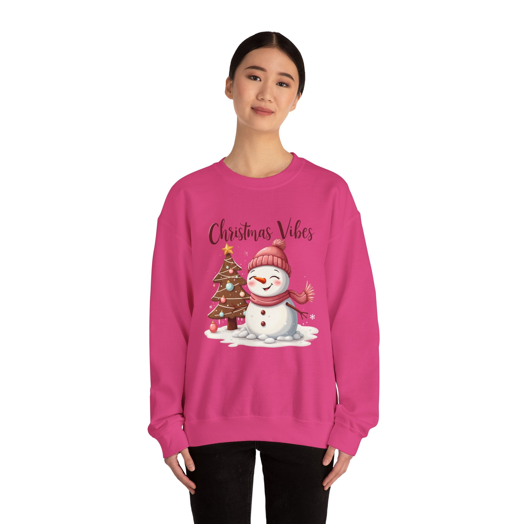 Cozy Snowman Christmas Sweatshirt