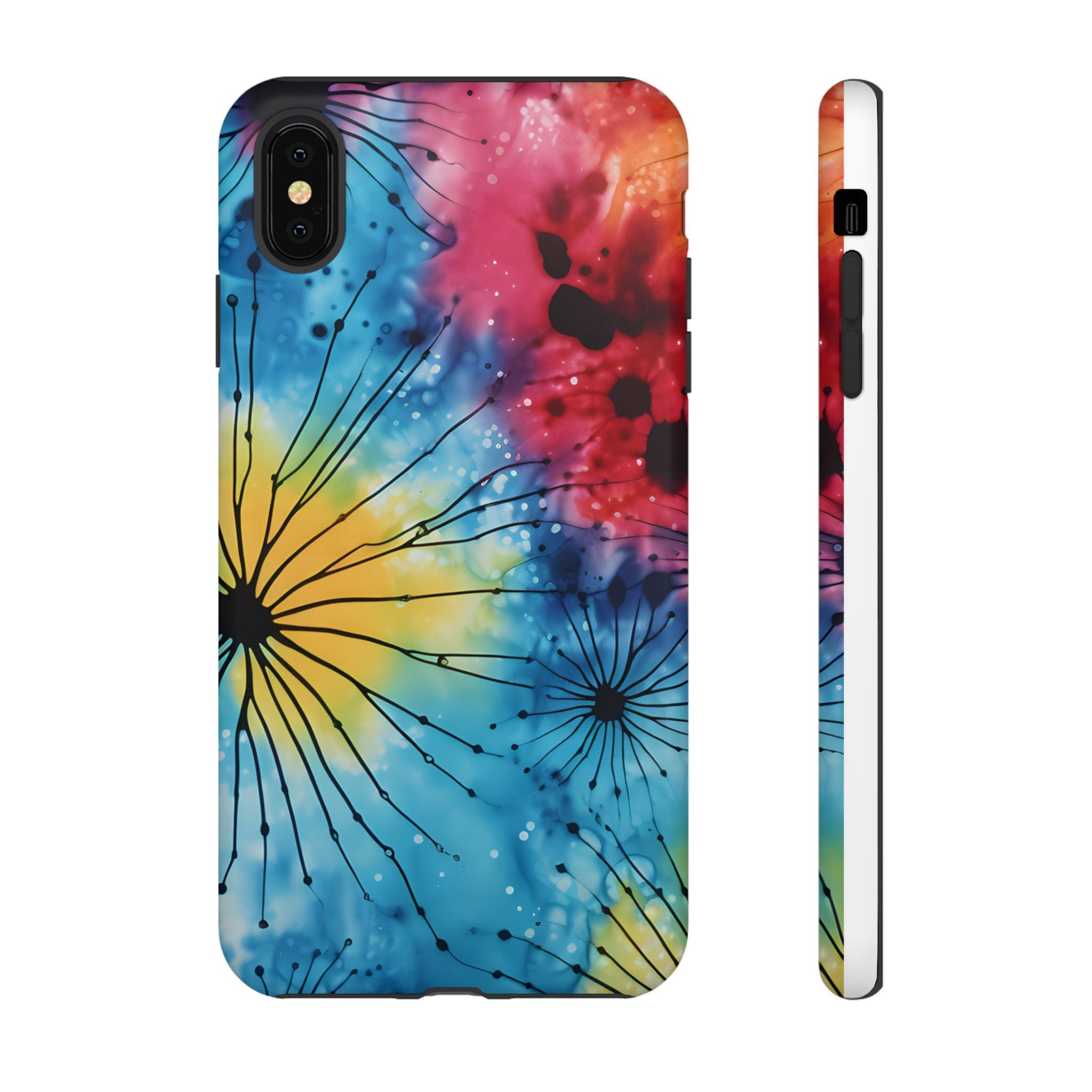 Cosmic Bloom Hexagon Stone iPhone Case