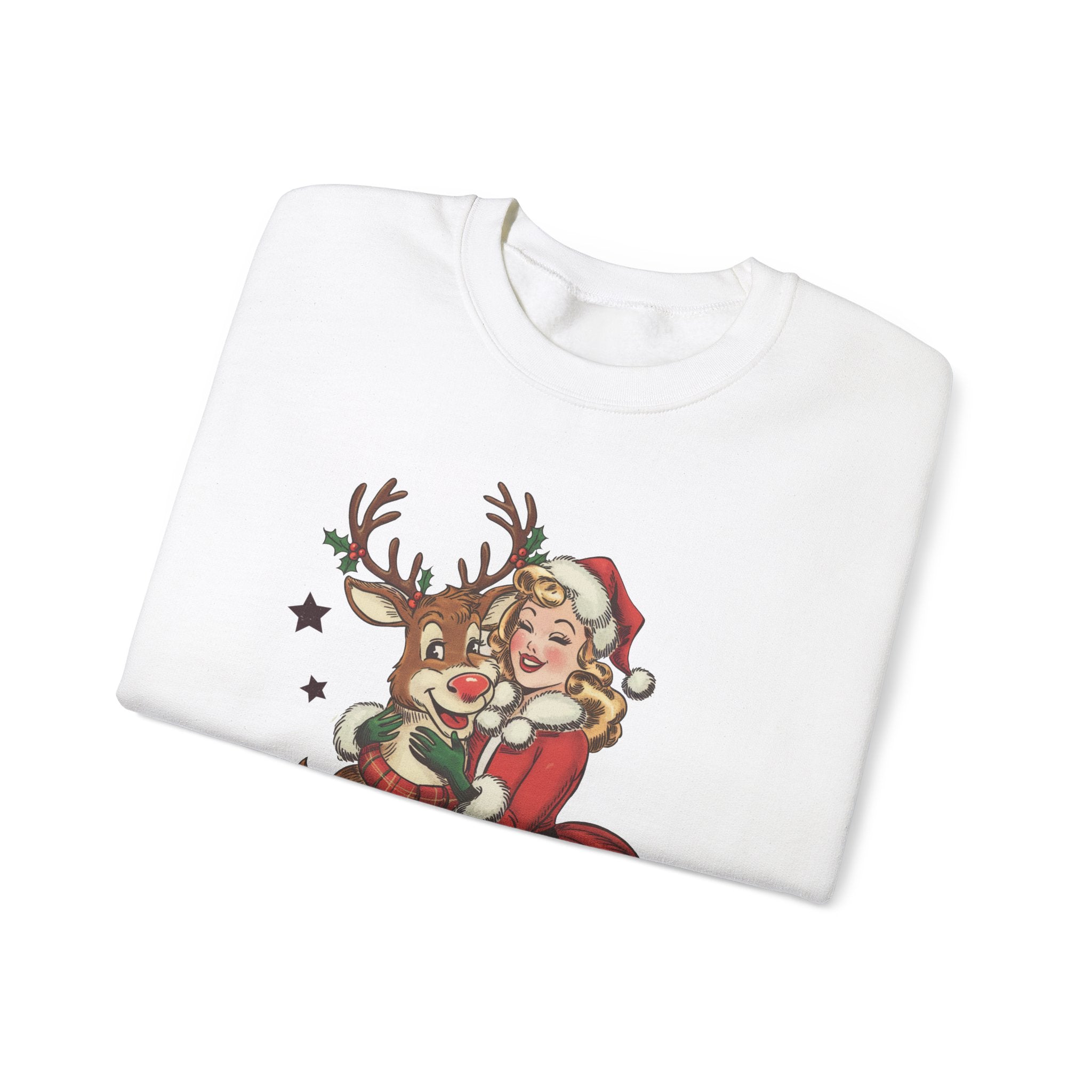 Oh Deer! Christmas Sweatshirt - Reindeer Hug