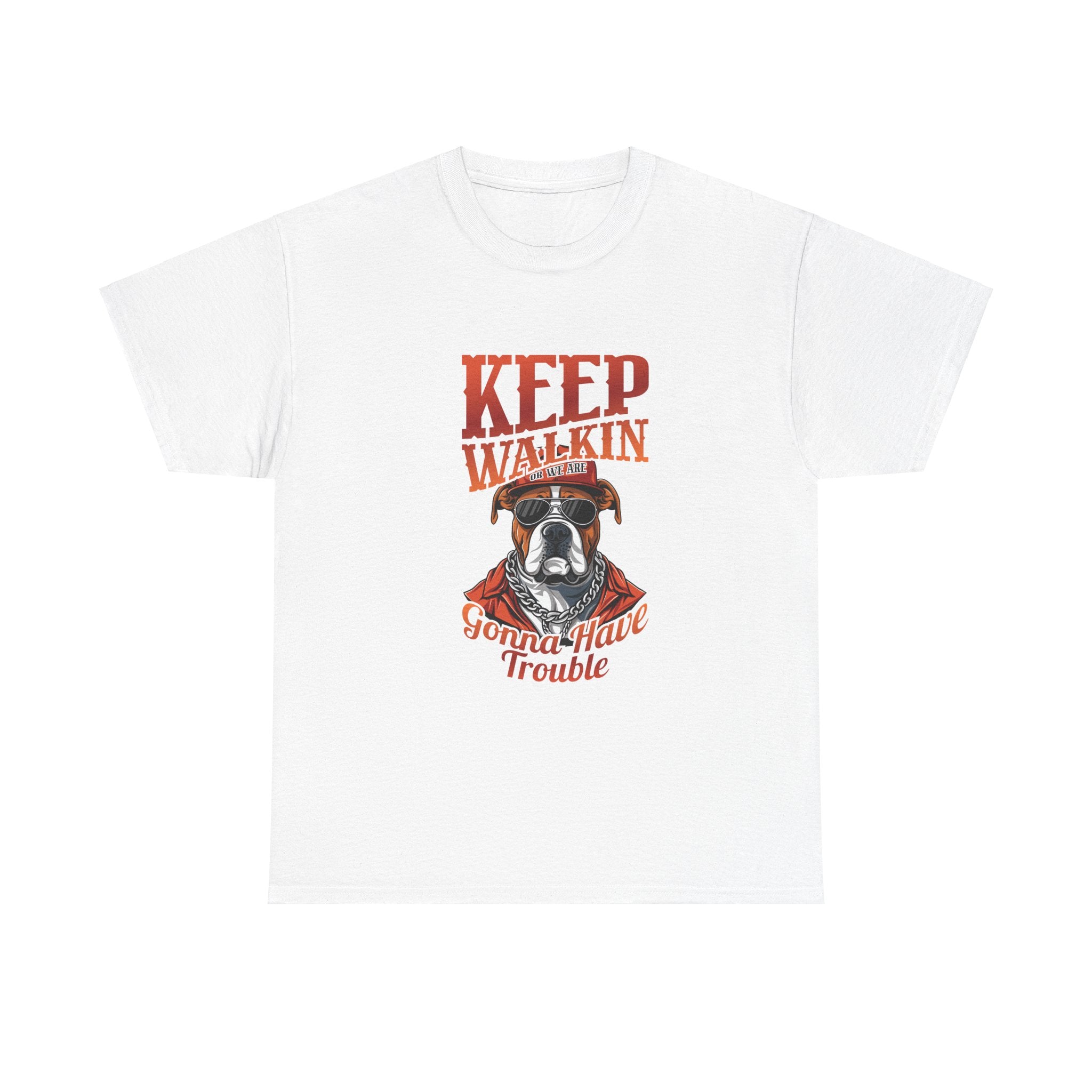 Bulldog Hip-Hop Keep Walkin' Tee