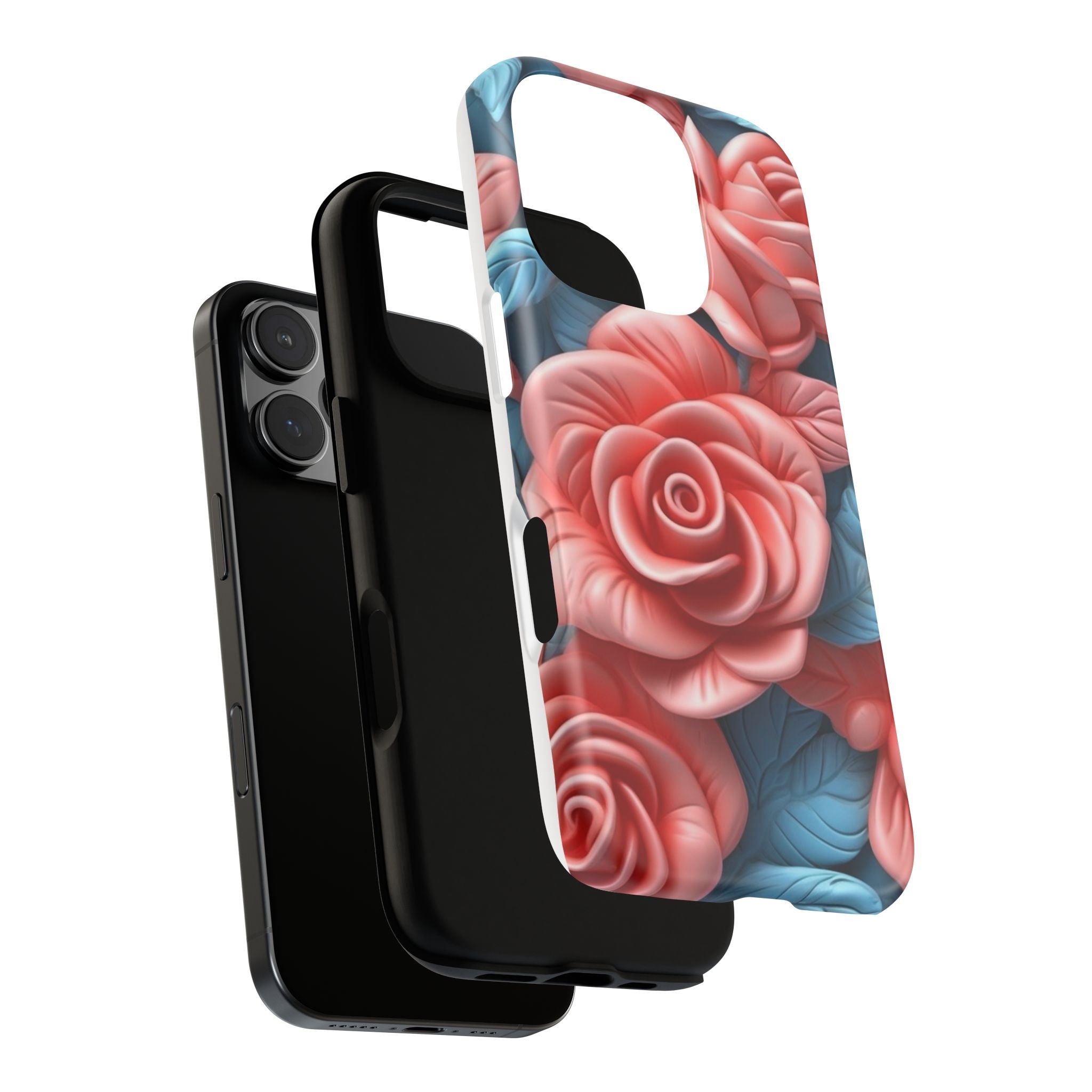 Stylized Floral iPhone Case - Hexagon Stone