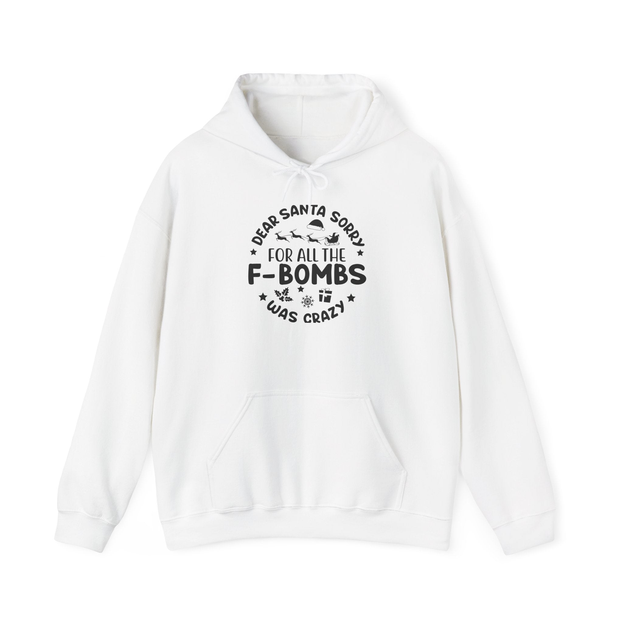 Dear Santa Sorry F-Bombs Christmas Hoodie