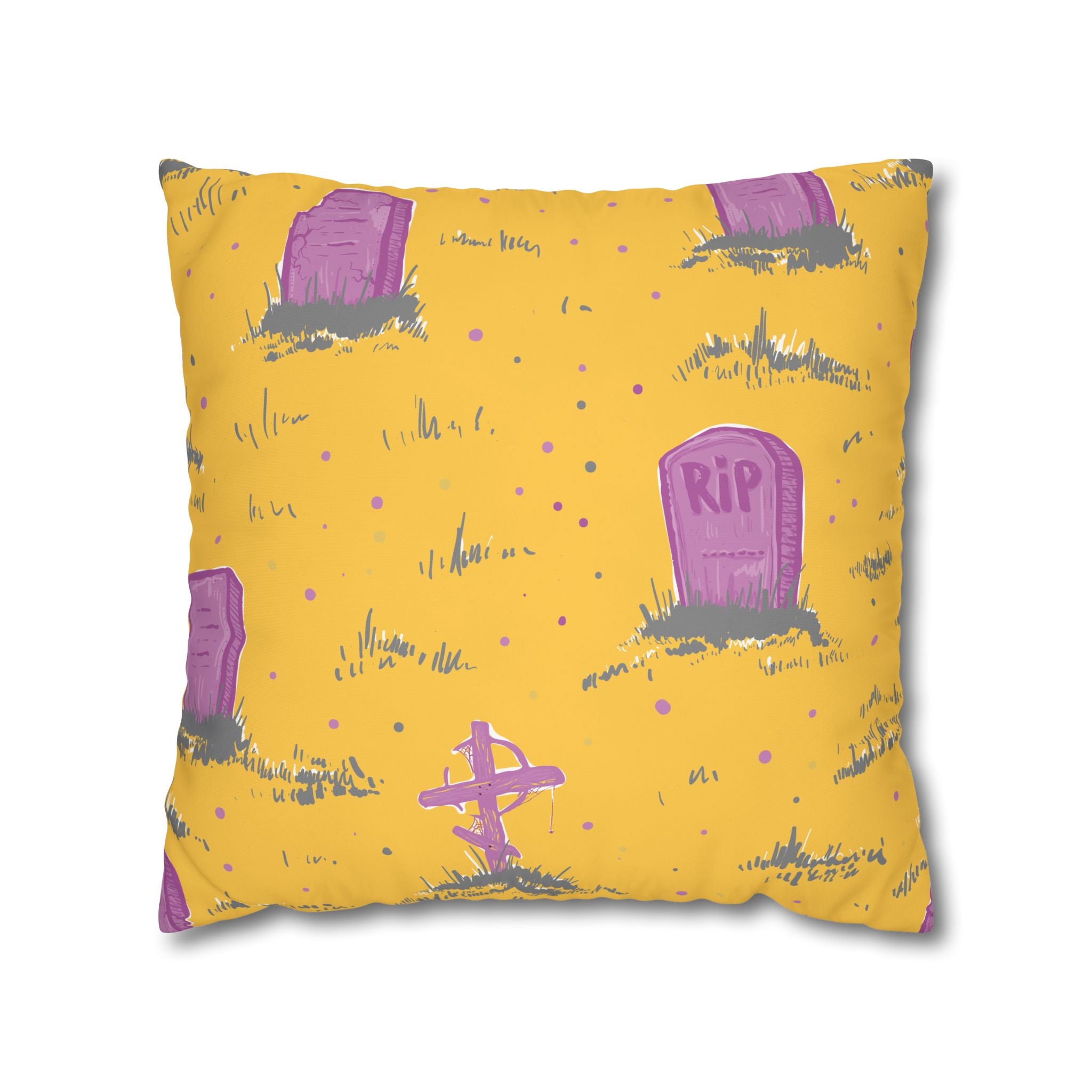 Spooky Cute Graveyard Pillowcase