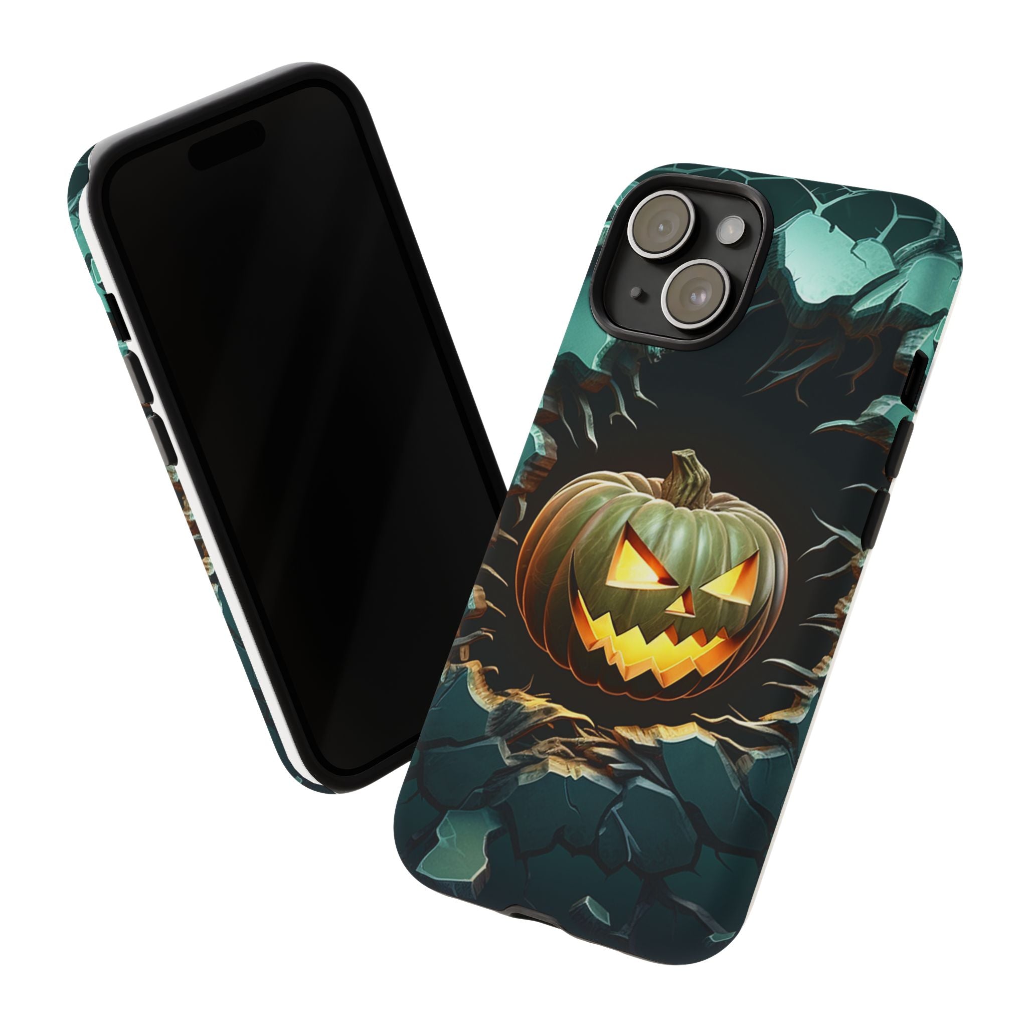 Spooky Jack-o'-Lantern Hexagon iPhone Case