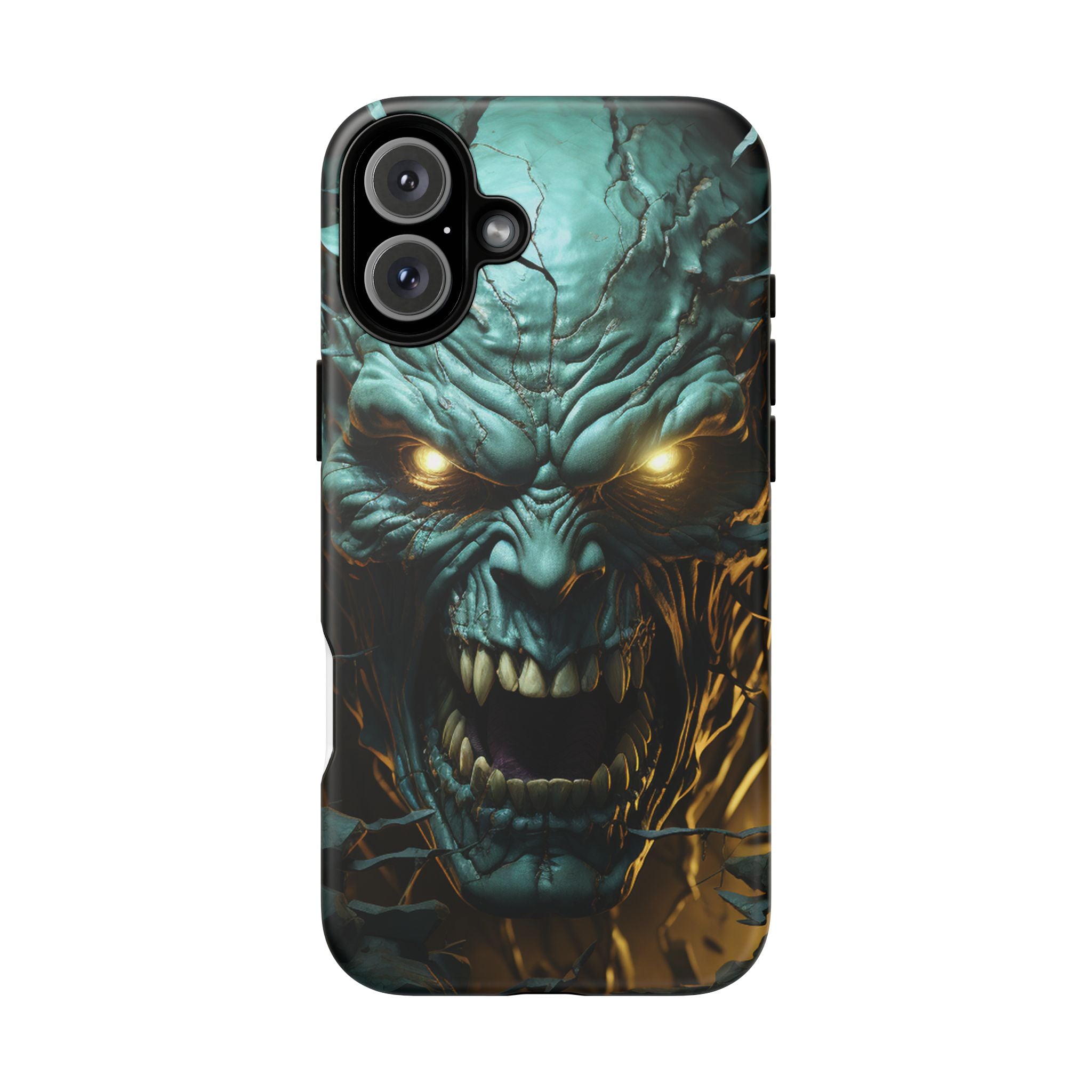 Monstrous Roar Hexagon Stone iPhone Case