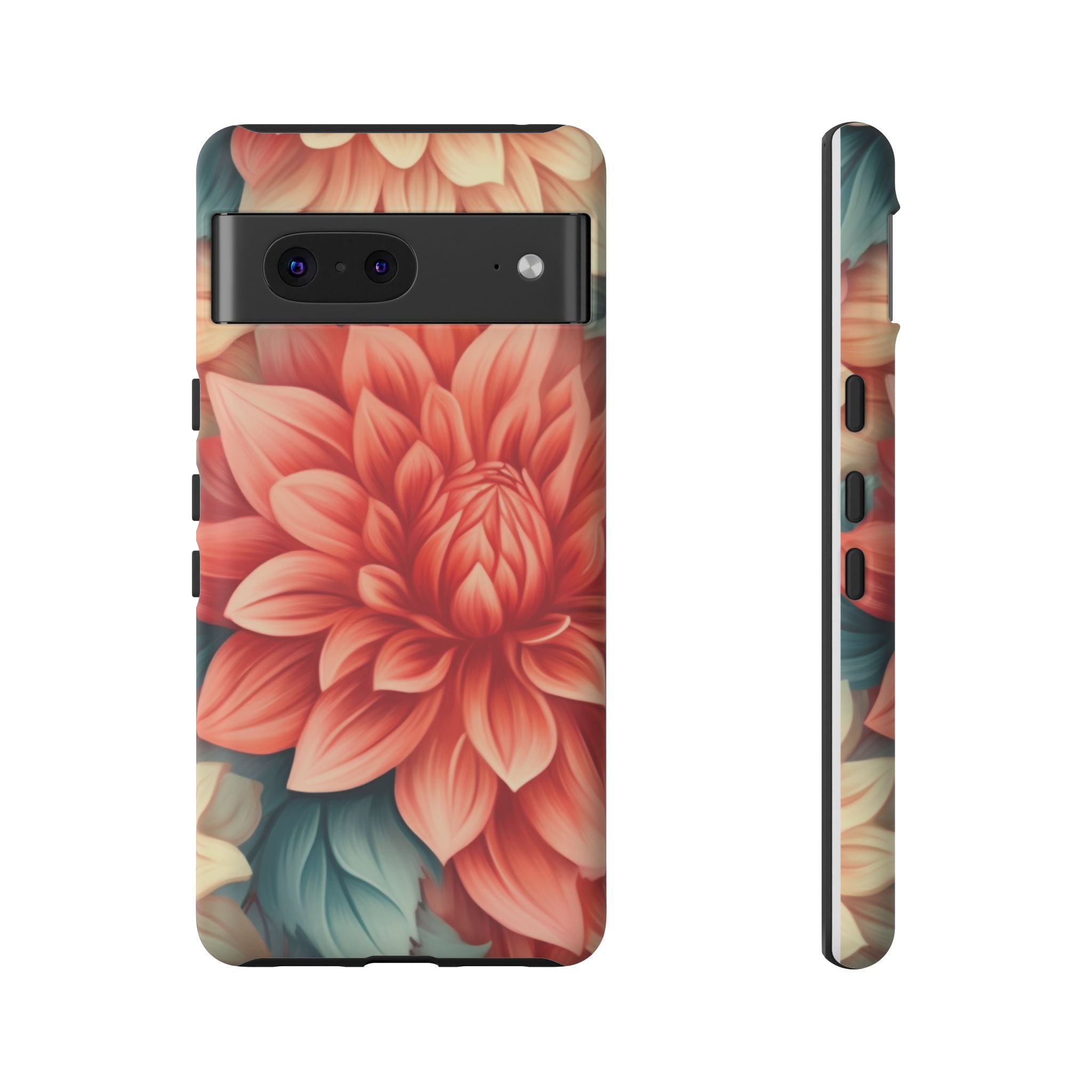 Coral Dahlia Google Pixel Case (All Models)