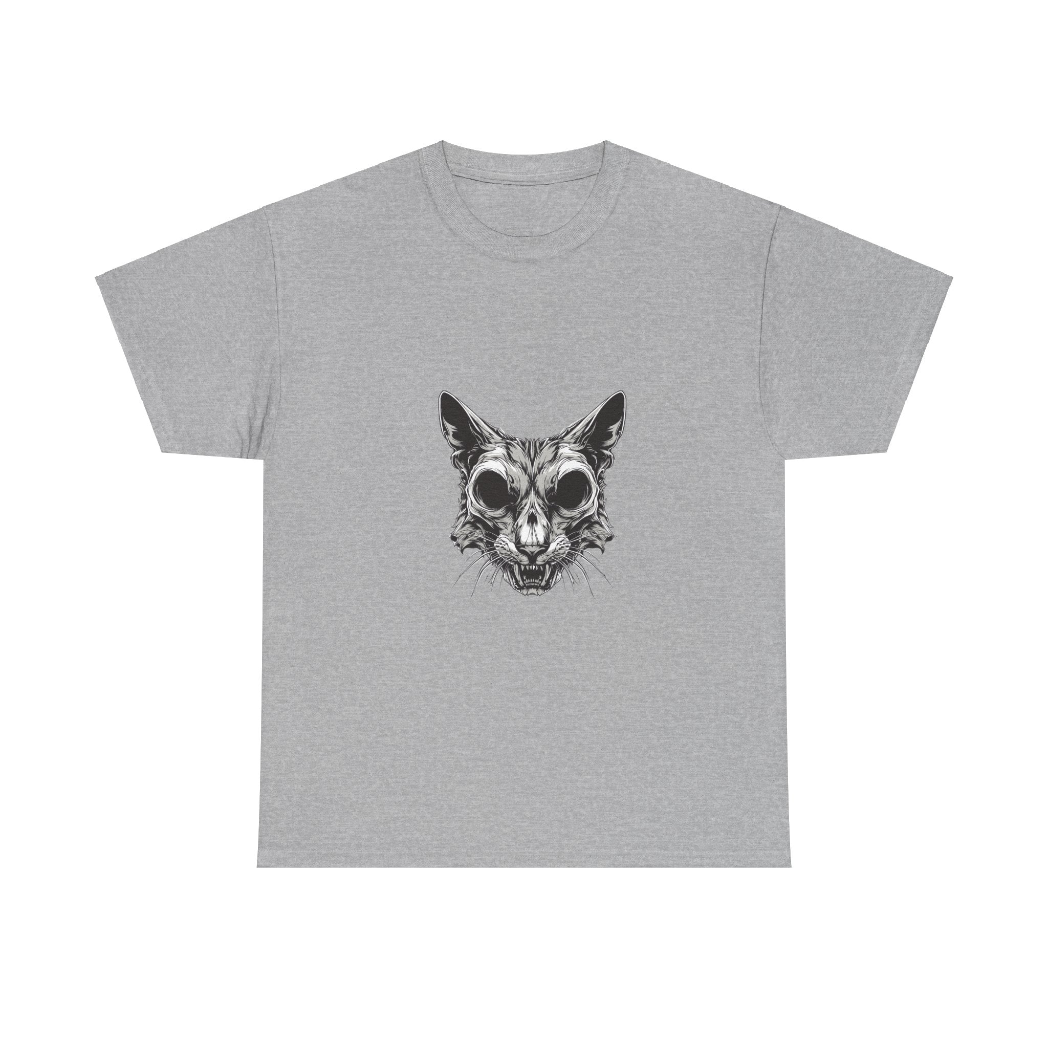 Gothic Cat Skull T-Shirt