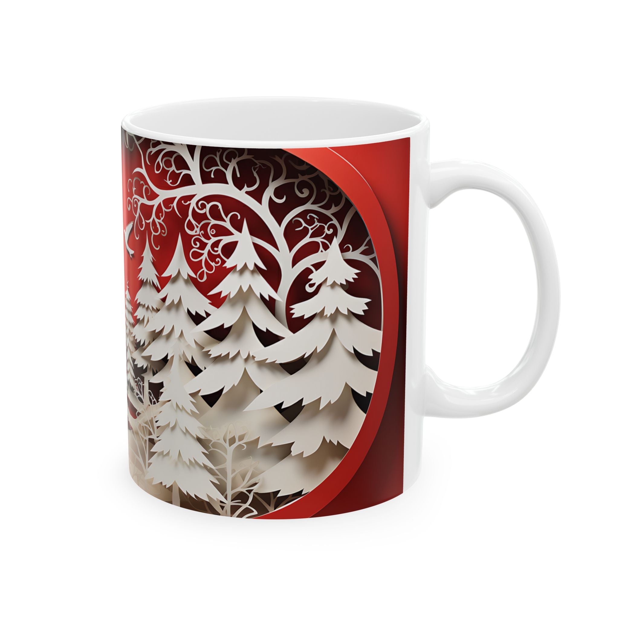 Winter Wonderland Paper-Cut Mug