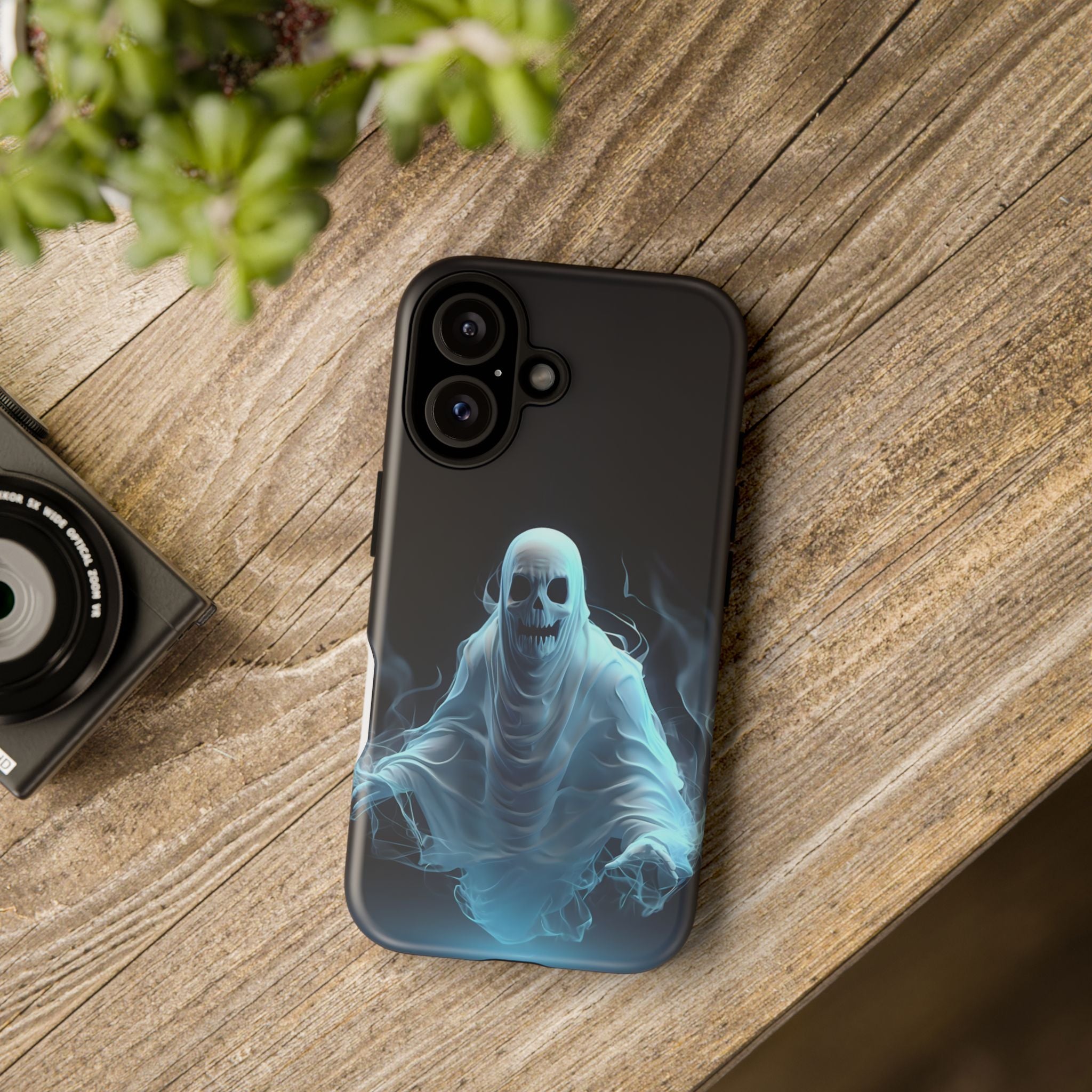 Ethereal Ghost Hexagon iPhone Case