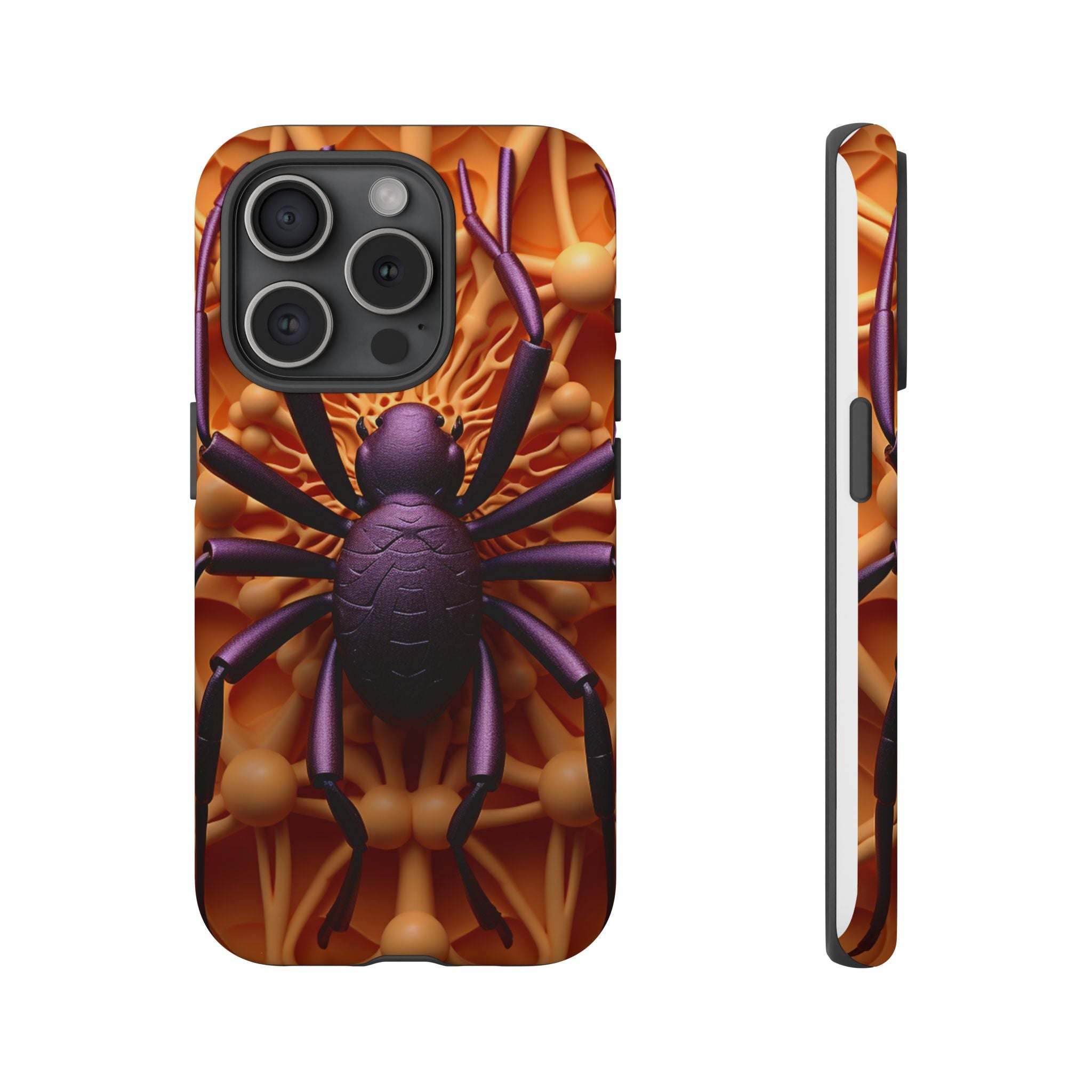 Metallic Spider Hexagon iPhone Case