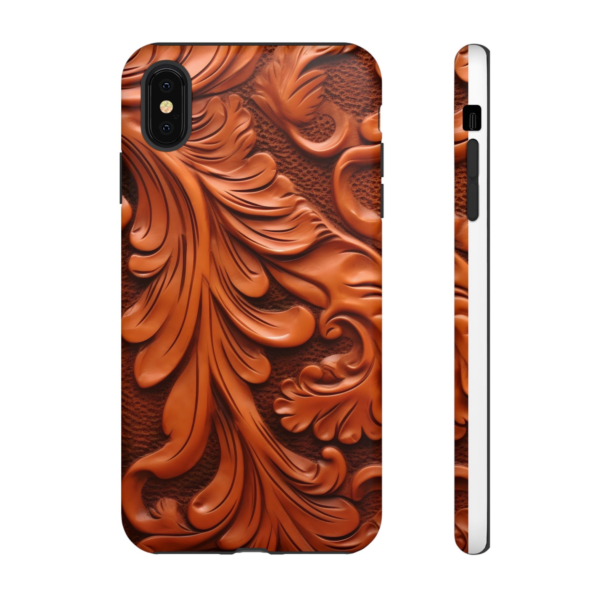 Baroque Acanthus Hexagon iPhone Case