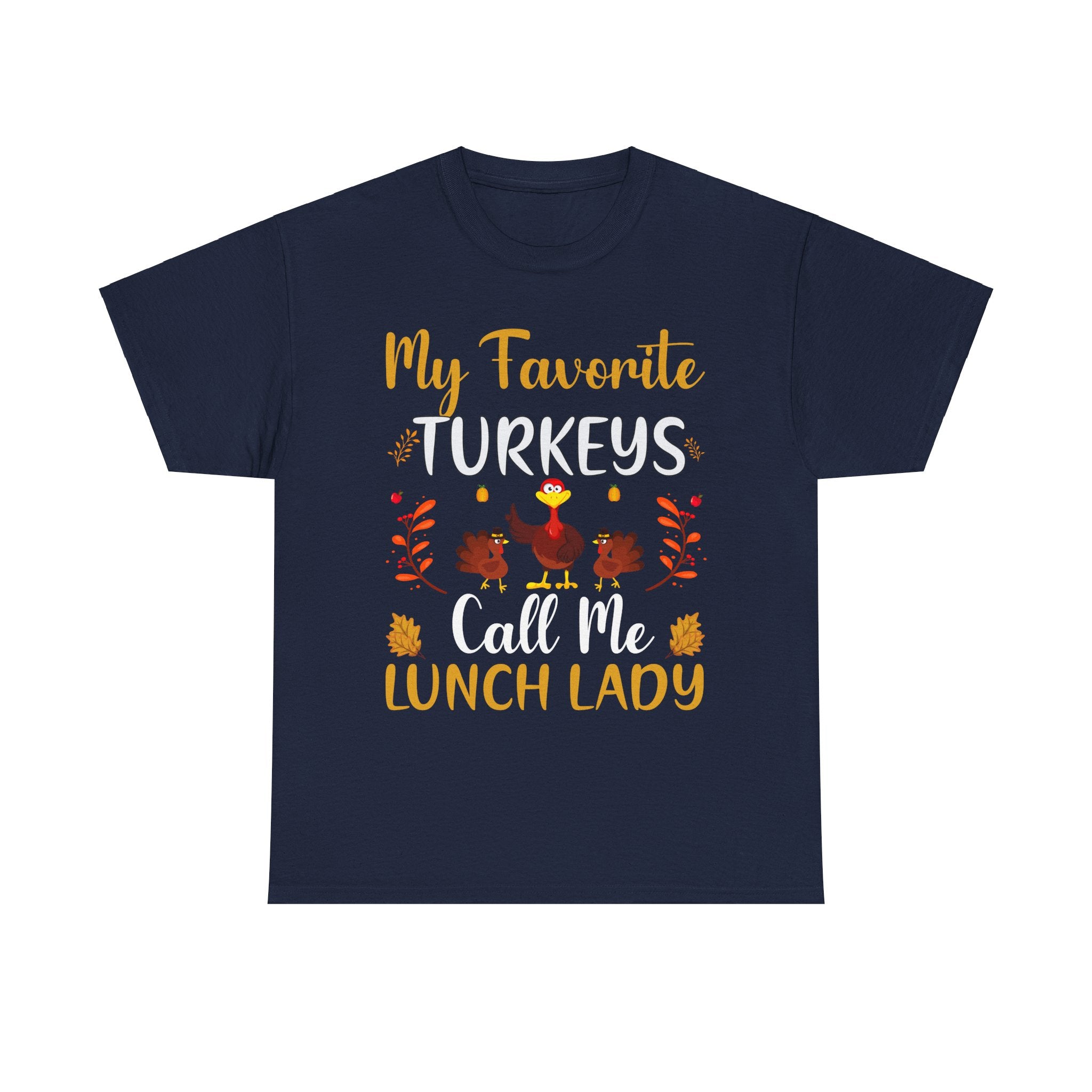 Lunch Lady Thanksgiving Turkey T-Shirt