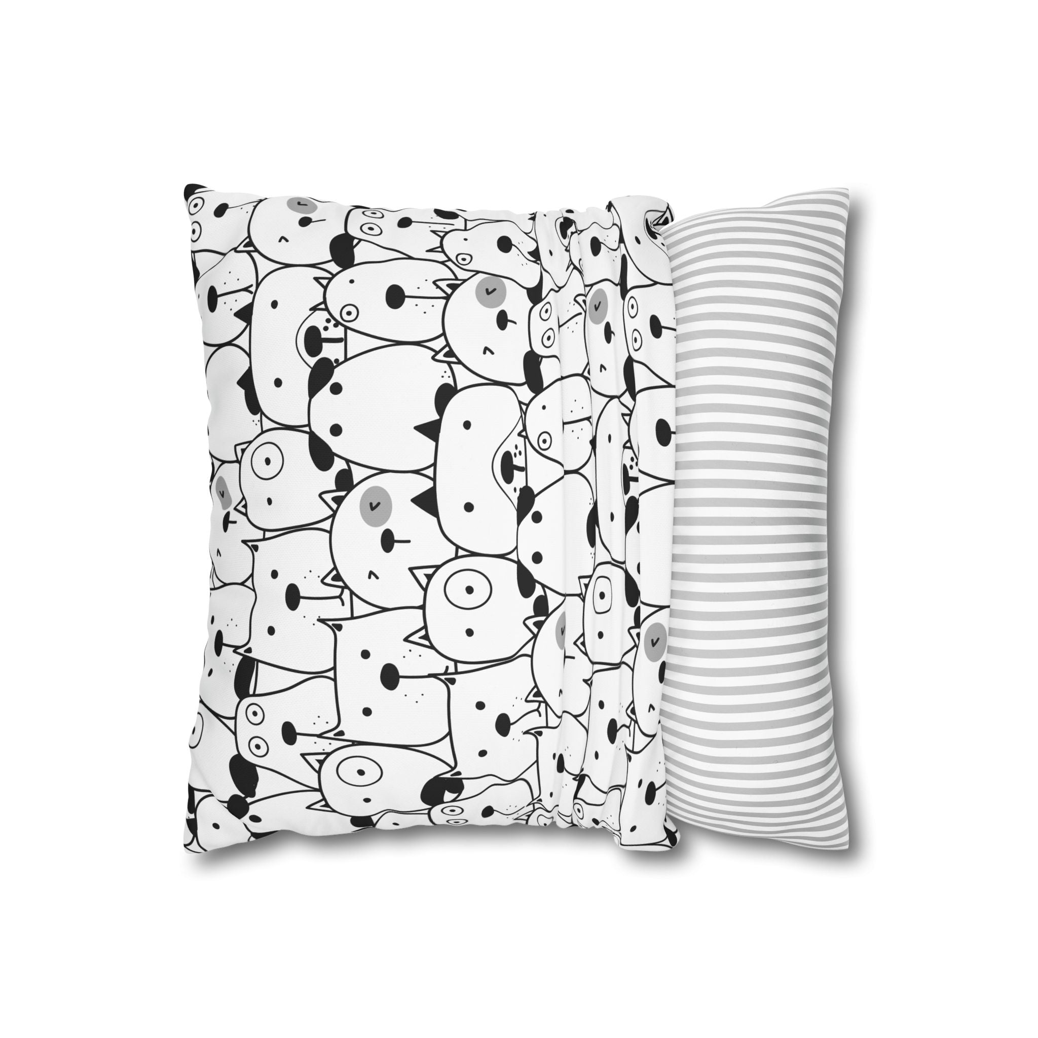 Cute Puppy Faces Pillowcase - Dog Pattern