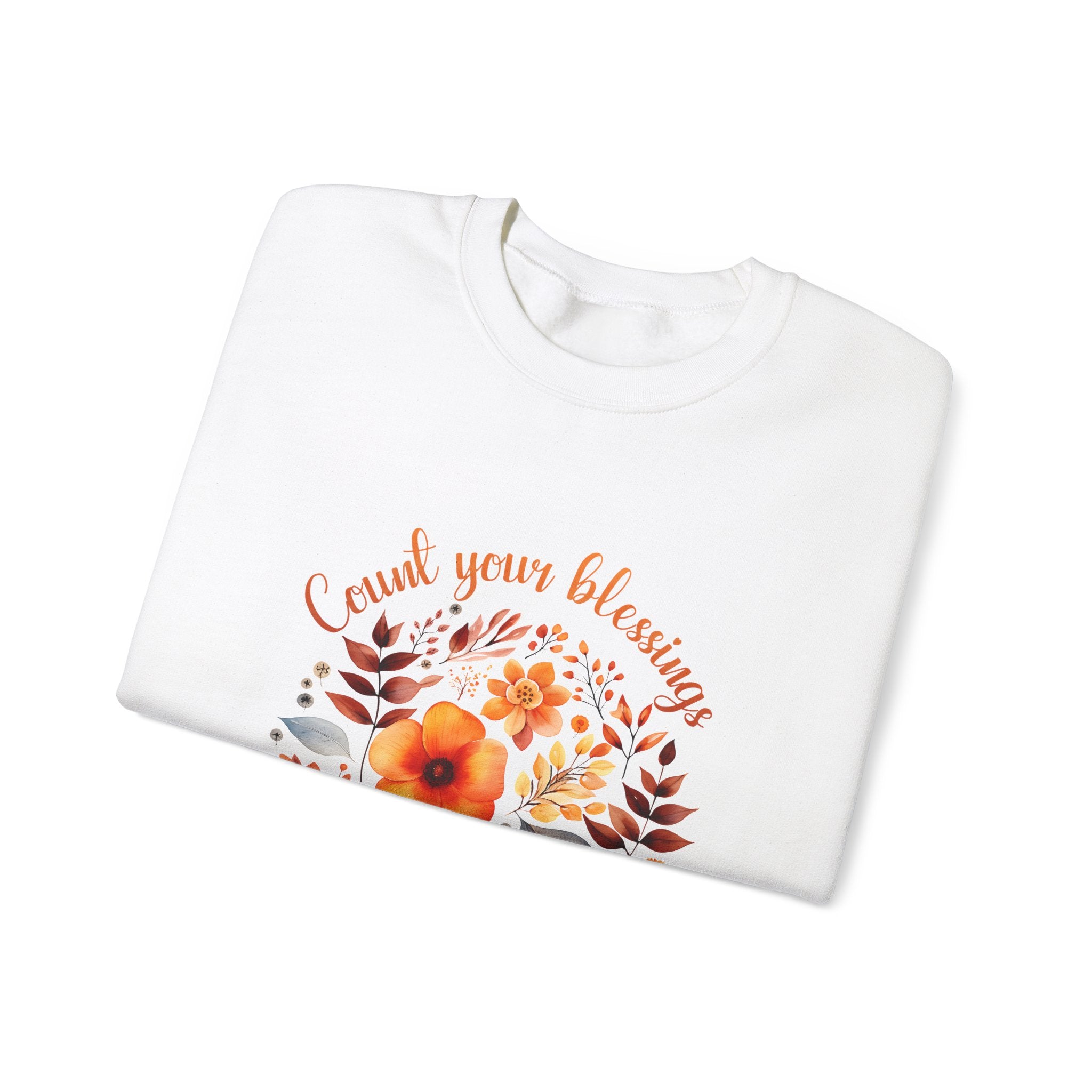 Count Your Blessings Thanksgiving Sweatshirt