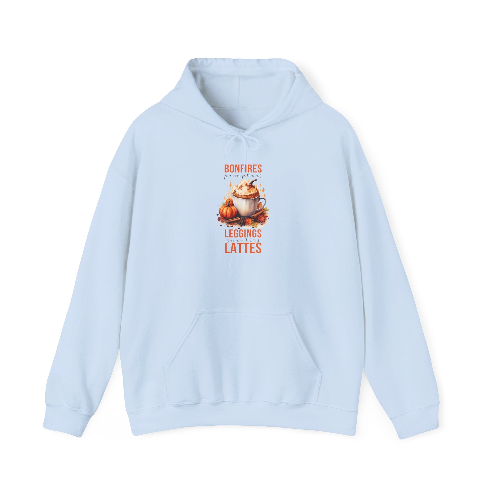 Cozy Autumn Bonfire Pumpkin Hoodie