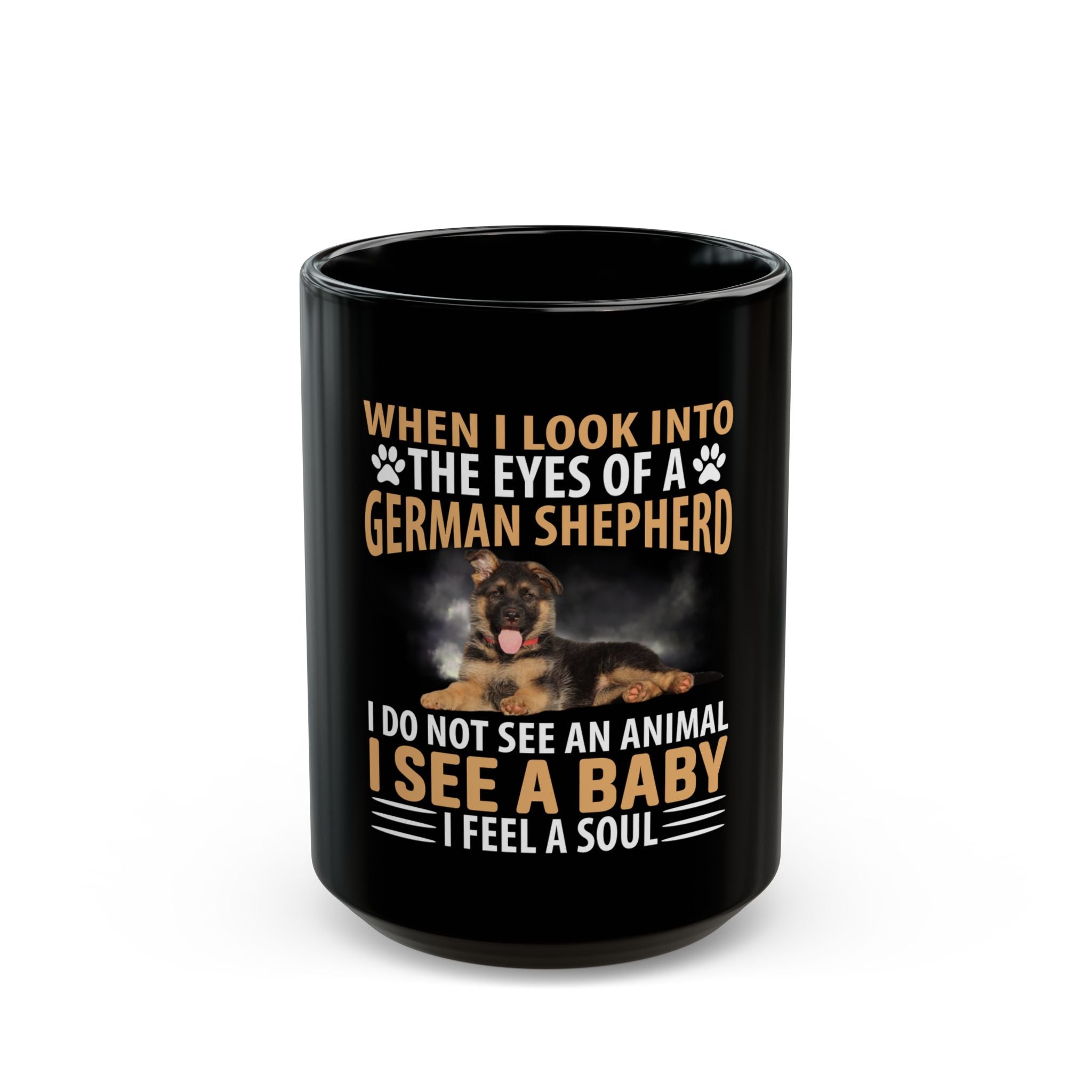 German Shepherd Puppy Mug - 11oz/15oz