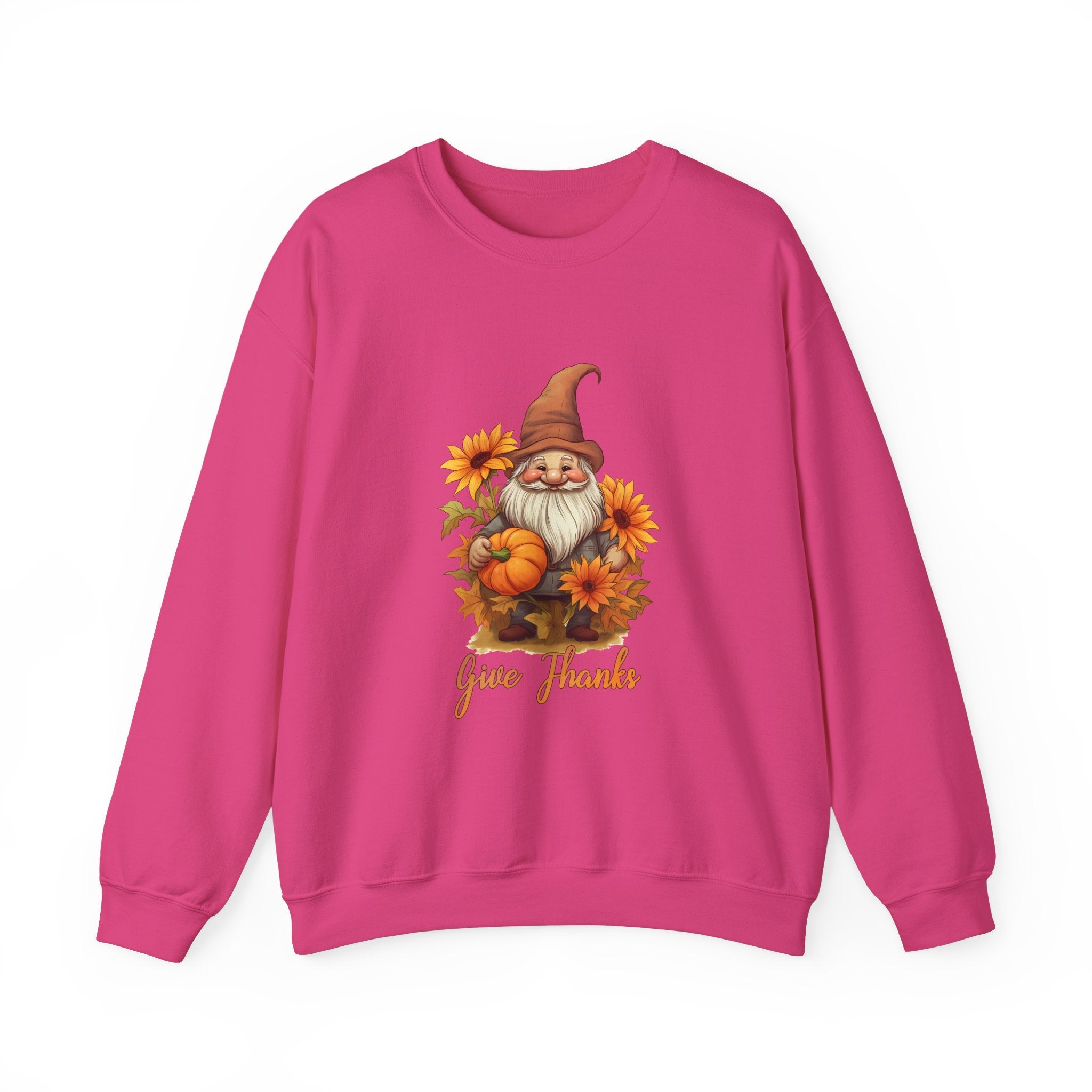 Gnome Give Thanks Thanksgiving Sweatshirt