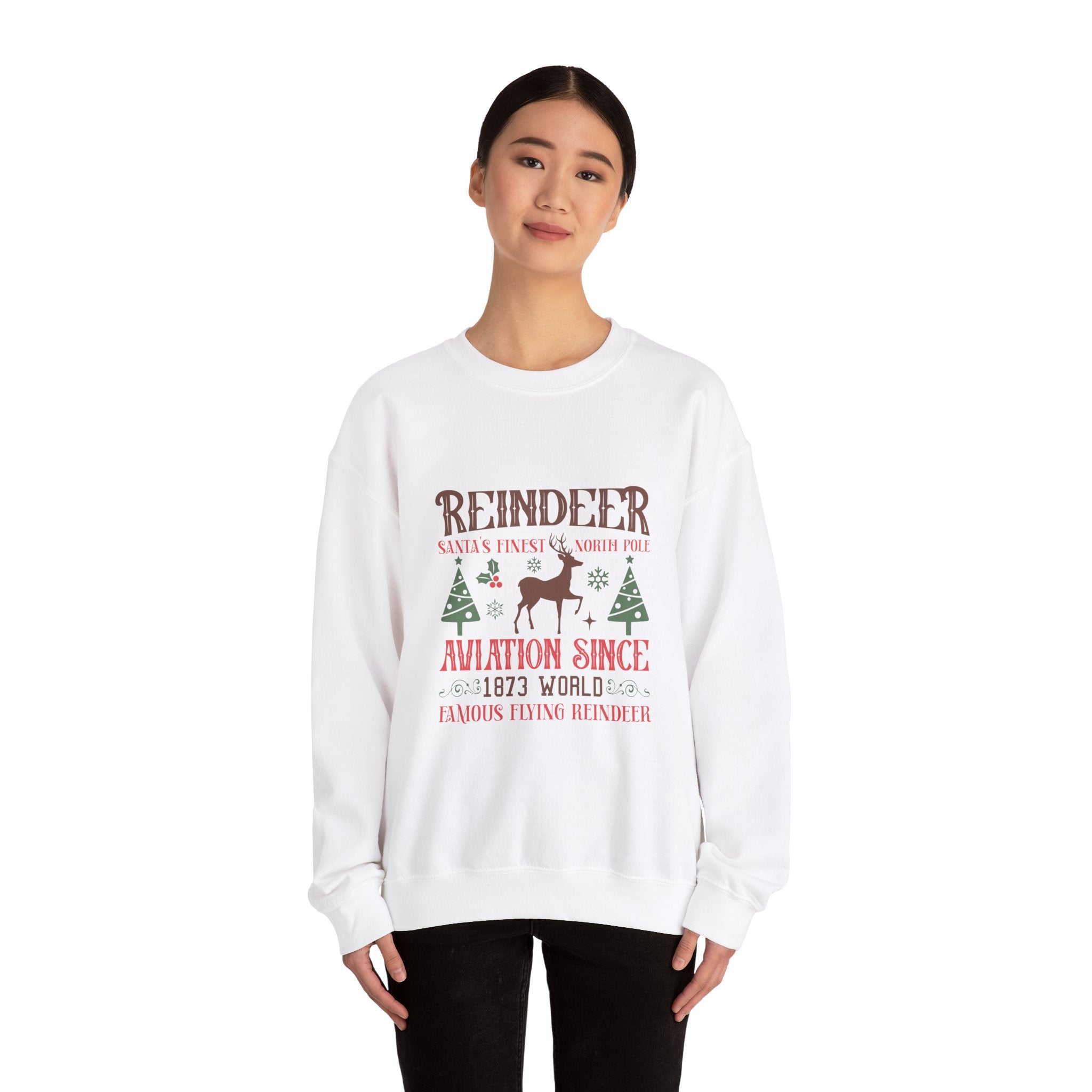 Santa's Finest Reindeer Xmas Sweatshirt