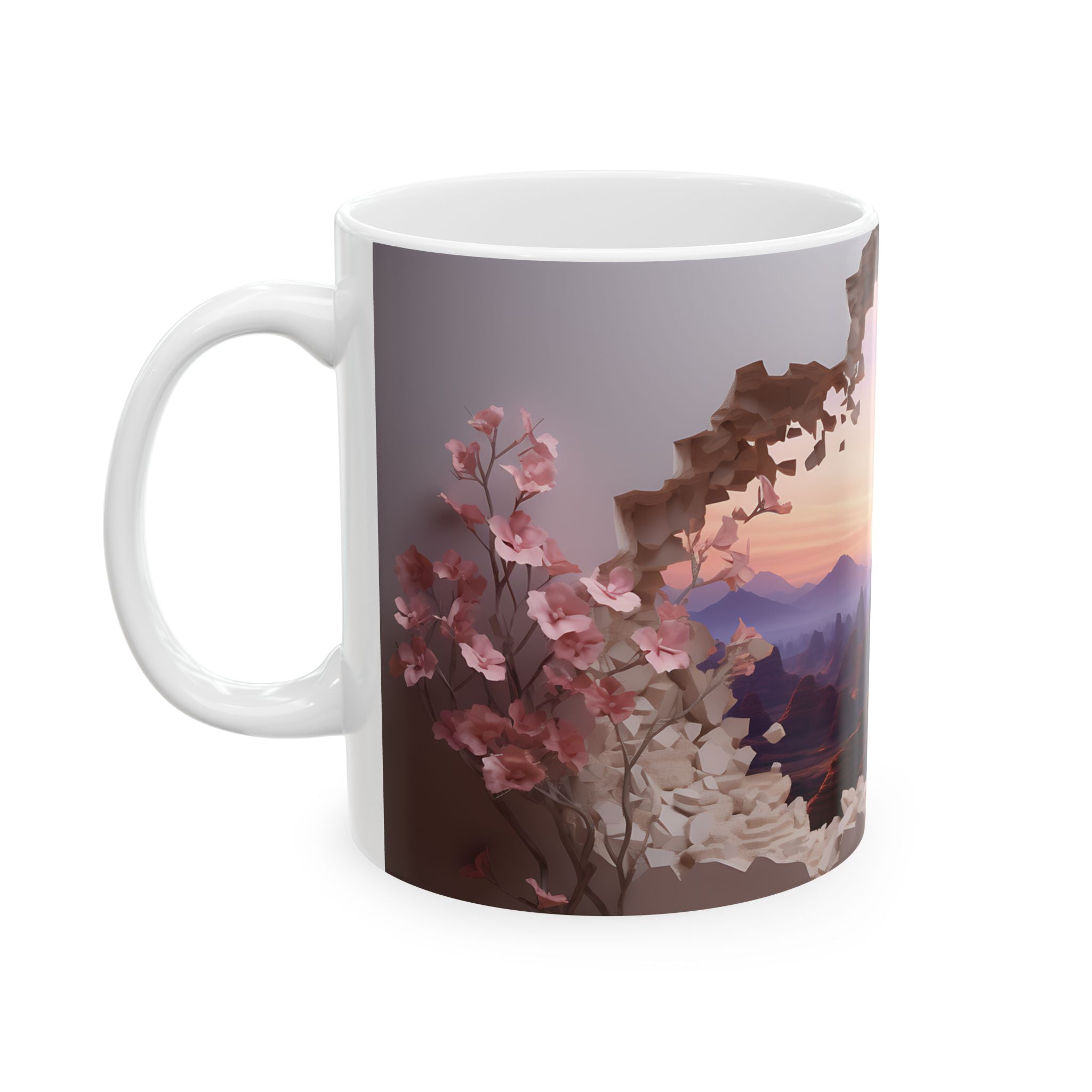 Sunset Desert Oasis Mug