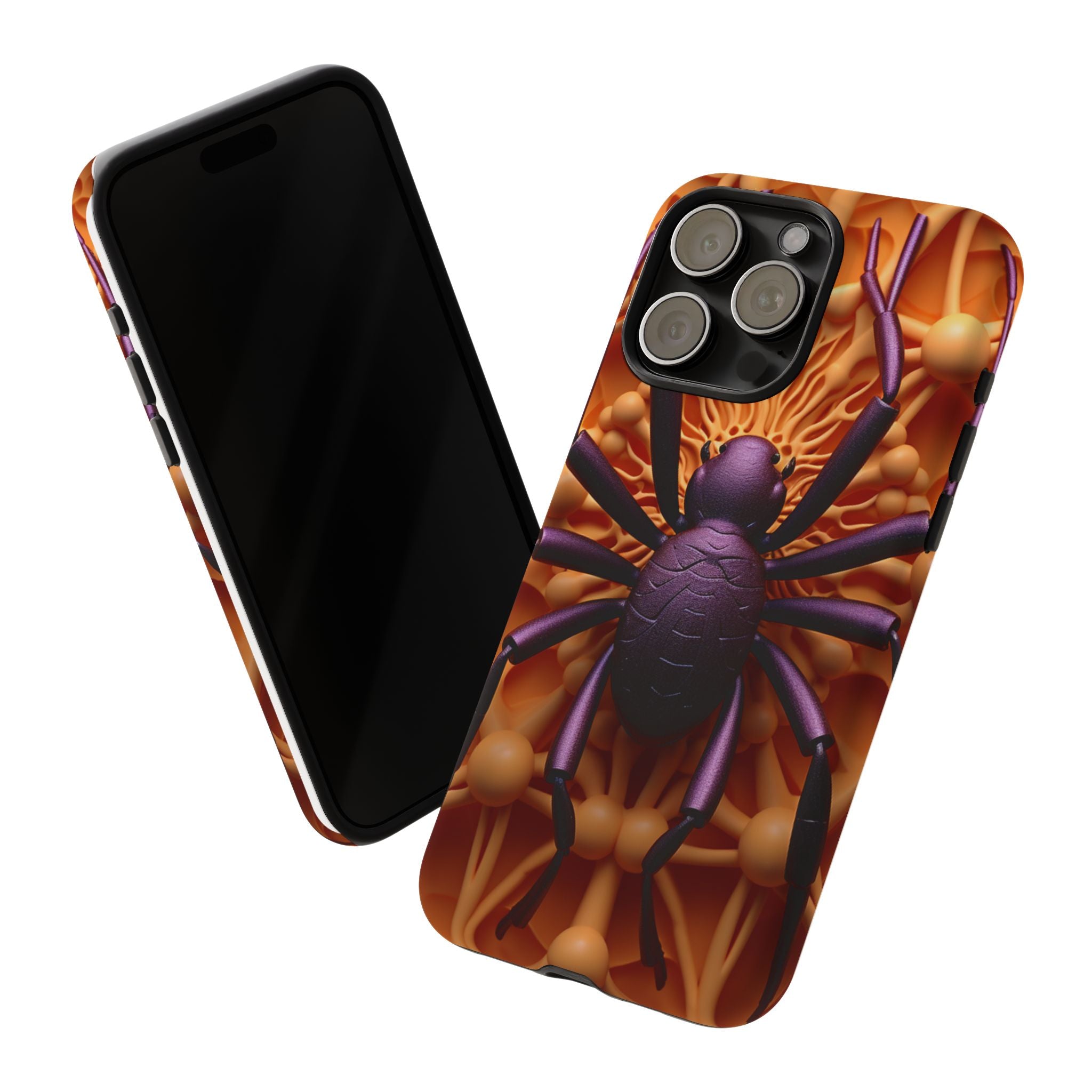 Metallic Spider Hexagon iPhone Case