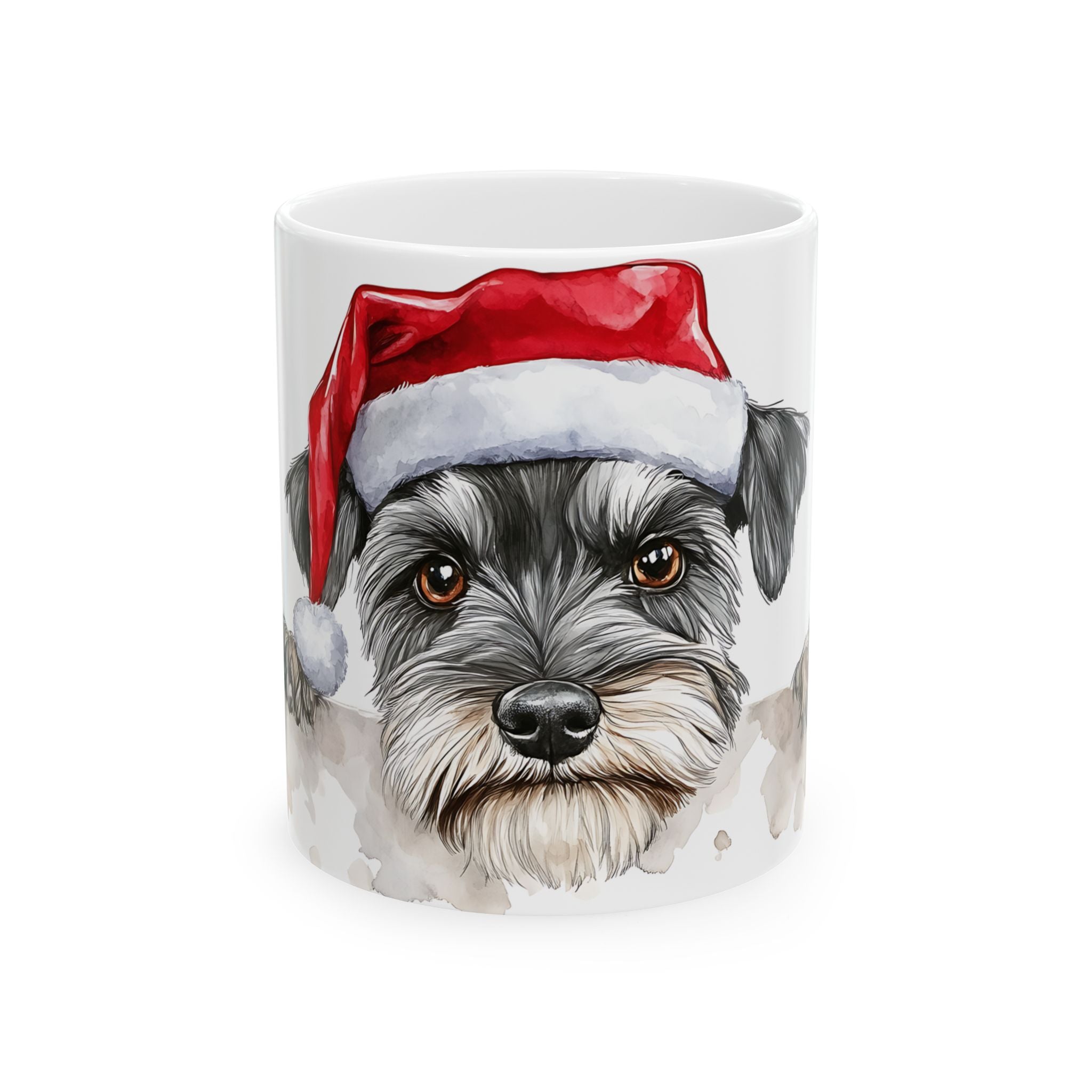 Miniature Schnauzer Christmas Mug