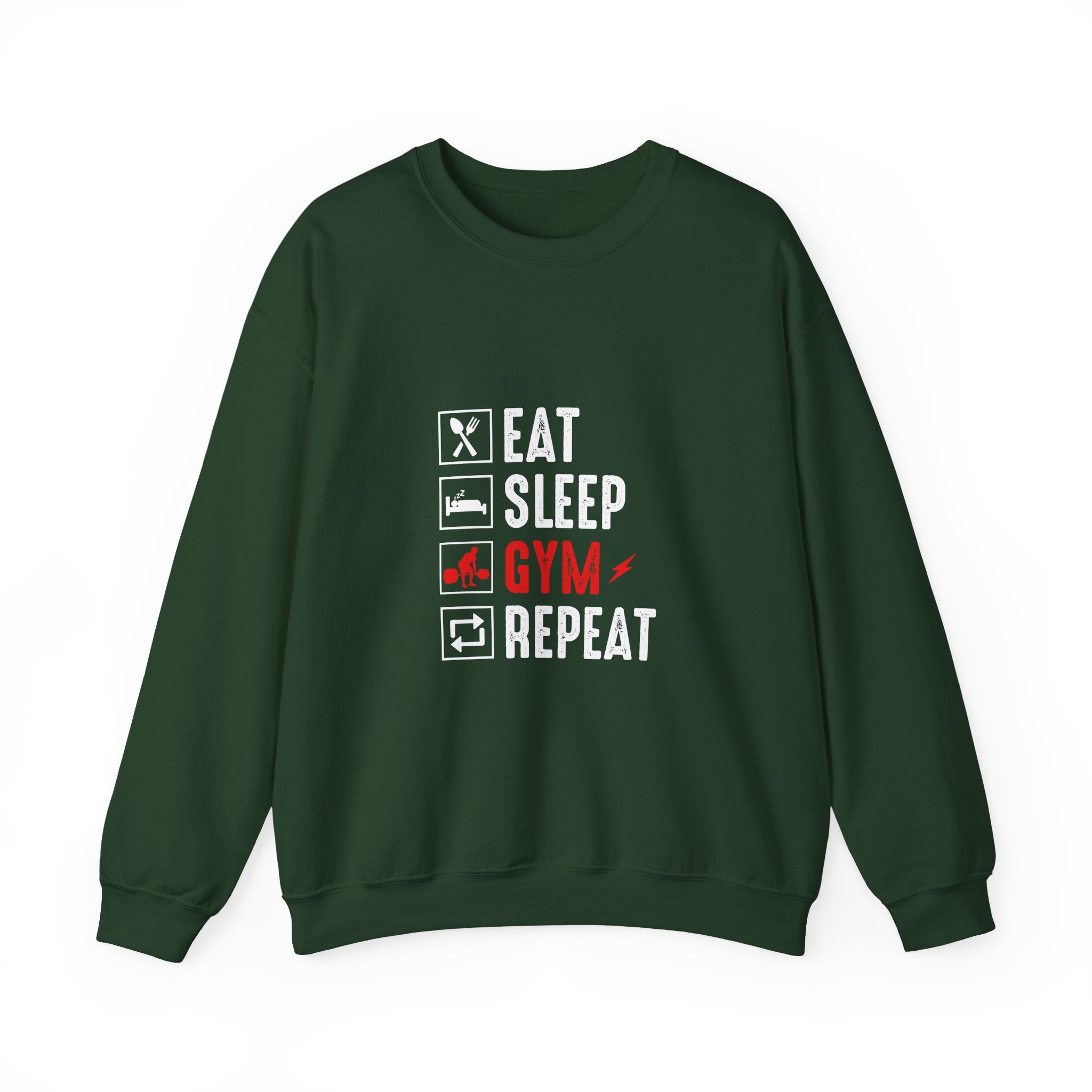 Eat Sleep Gym Repeat Sweatshirt