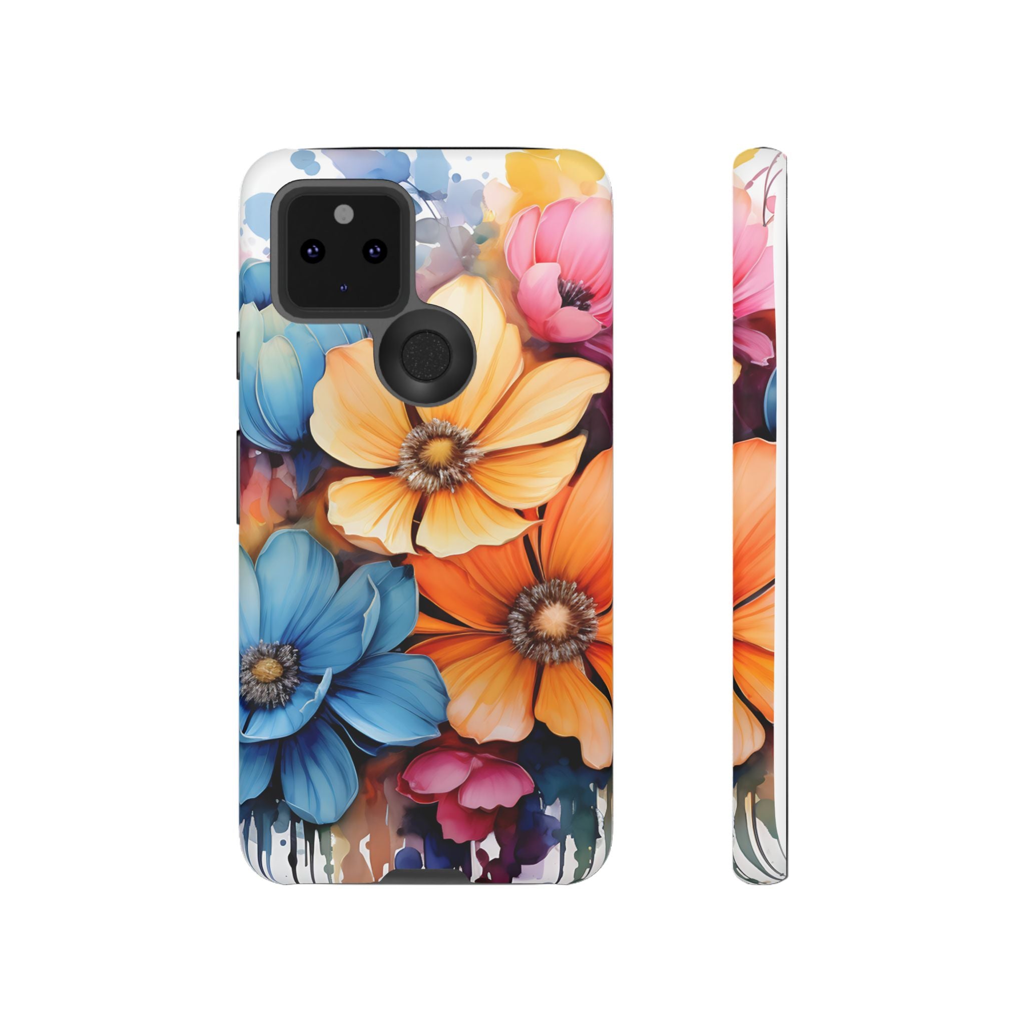 Vibrant Floral Watercolor Google Pixel Case (All Models)