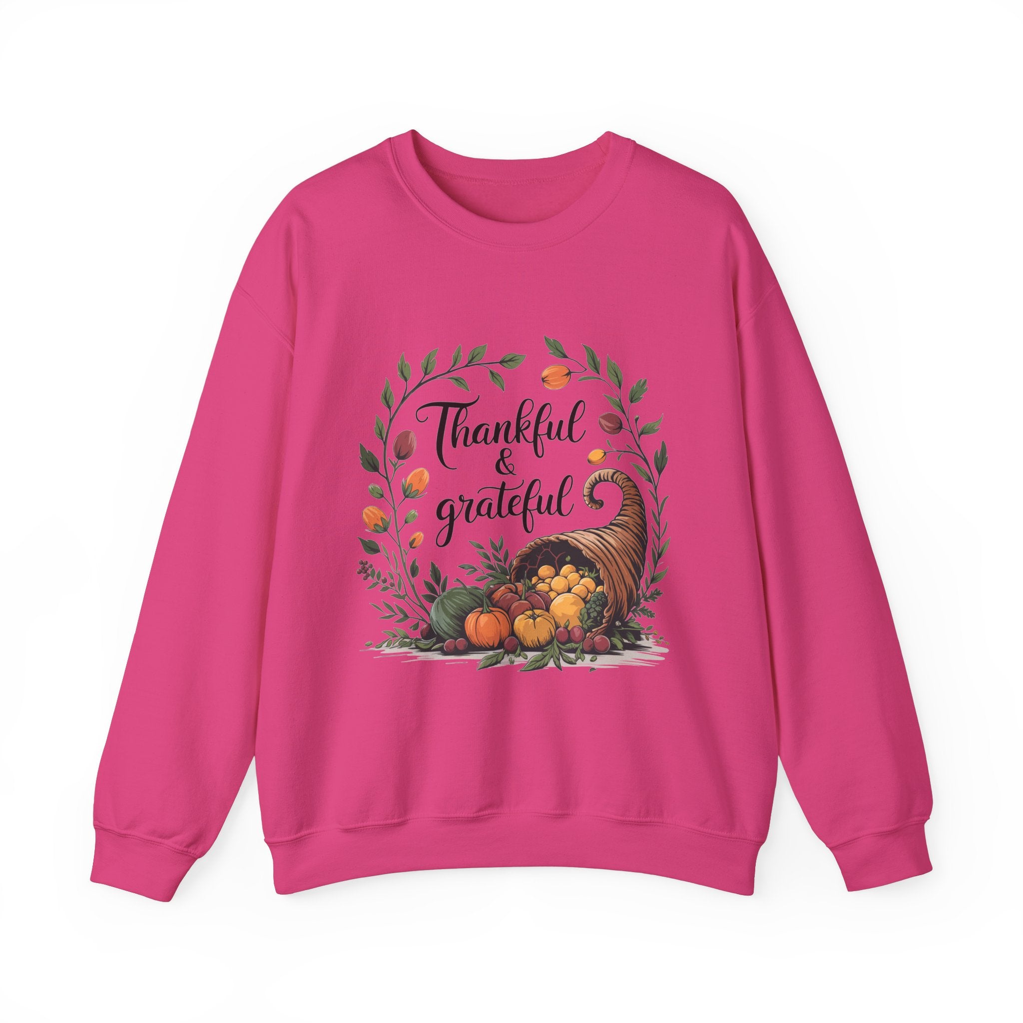 Thankful & Grateful Thanksgiving Sweatshirt