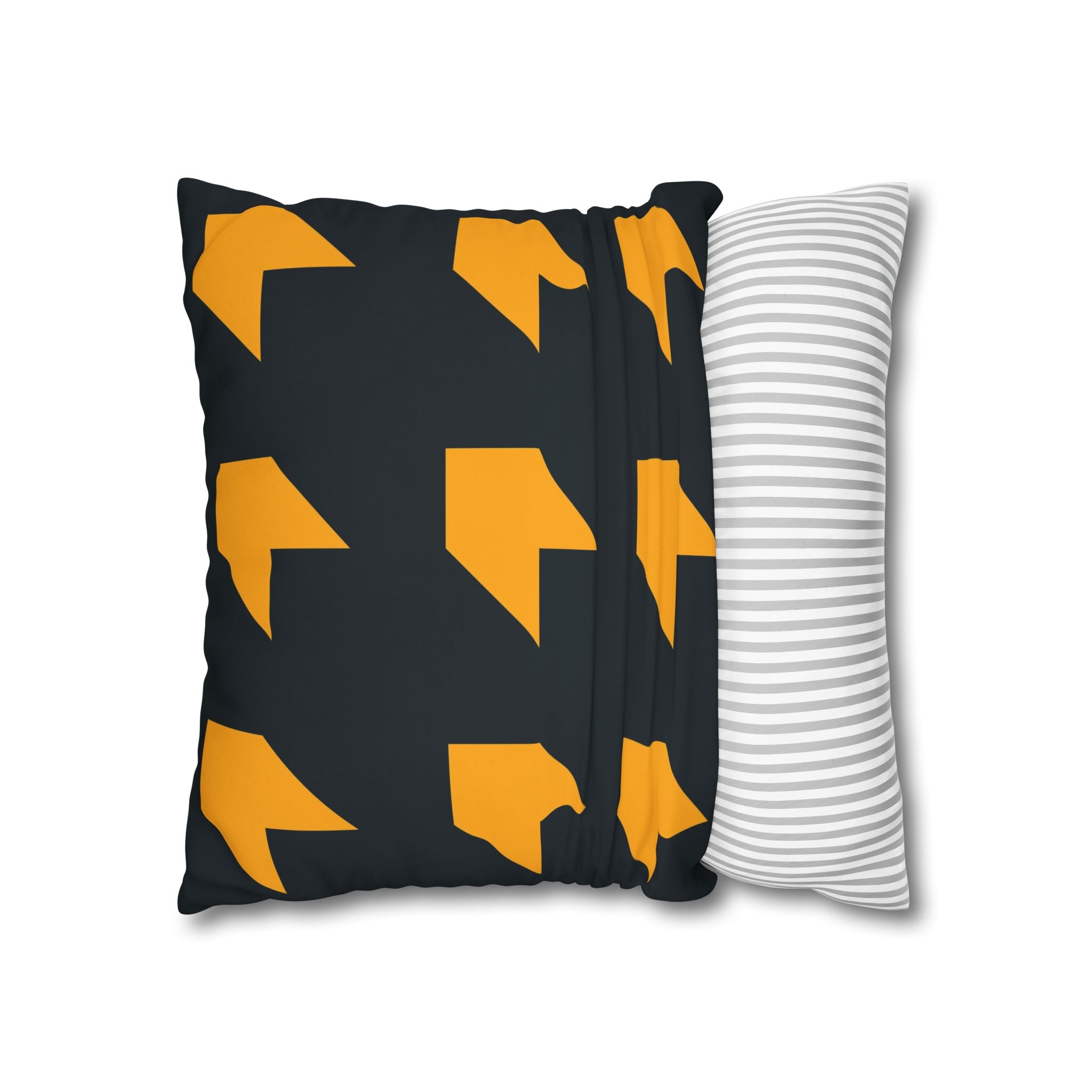 Geometric Arrow Orange Pillowcase