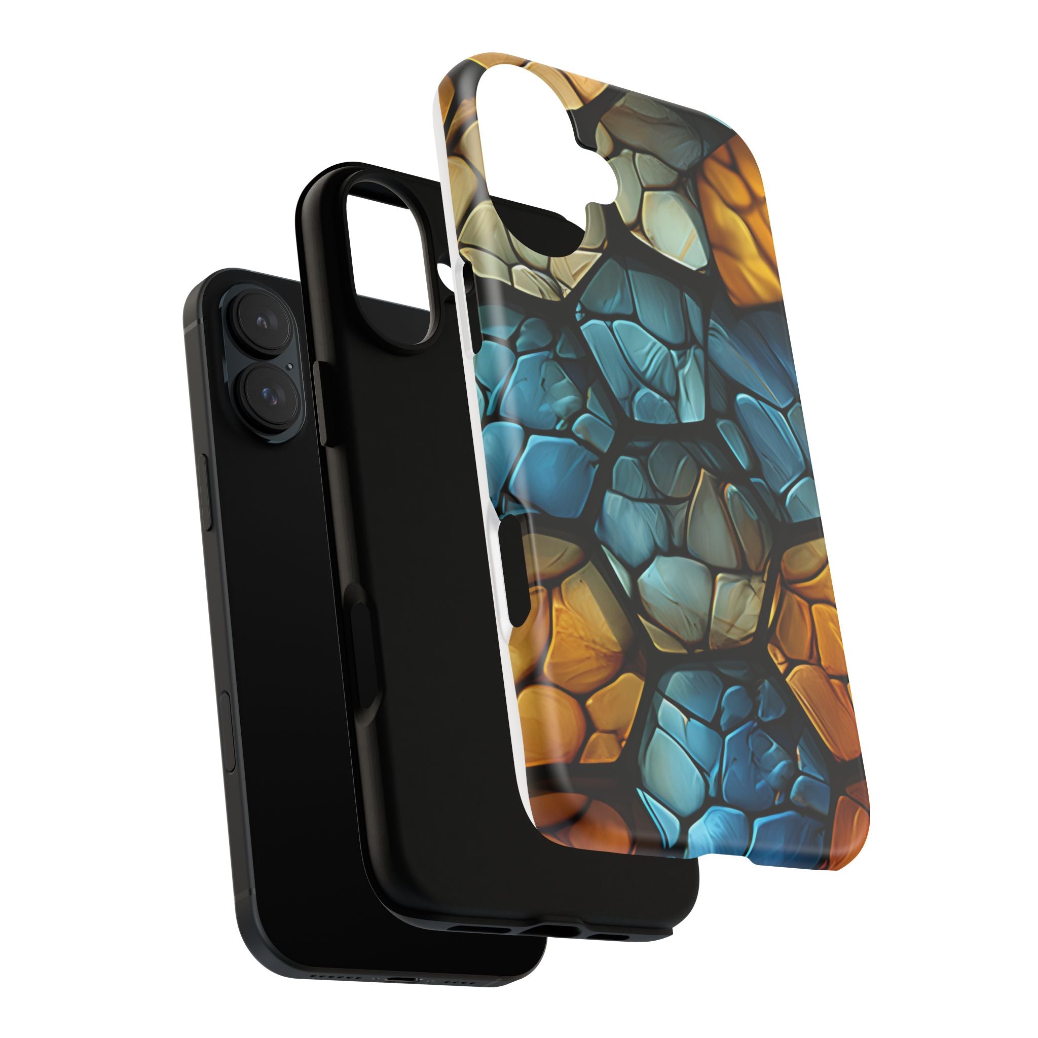 Abstract Stone Mosaic iPhone Case