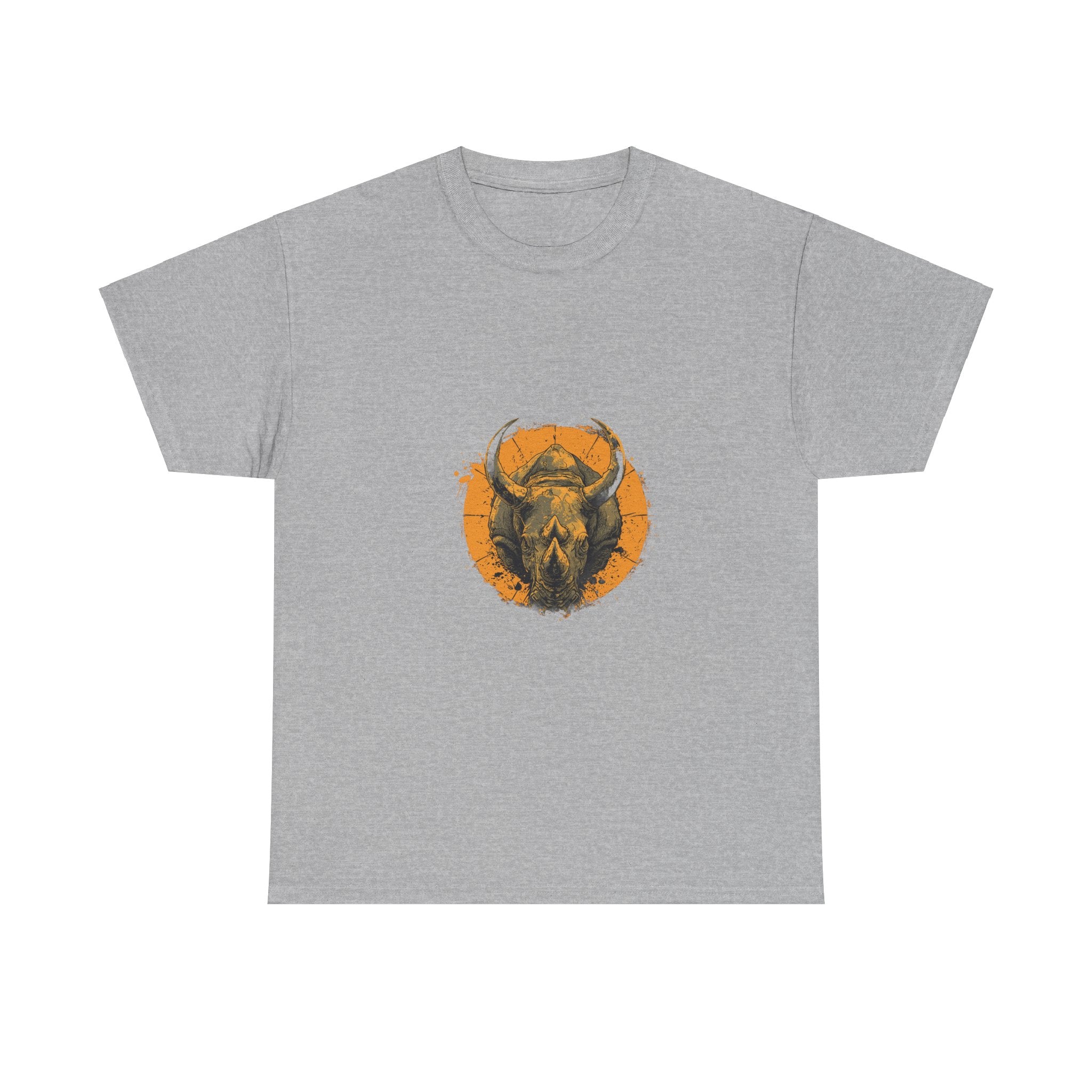 Rhino Head Grunge T-Shirt