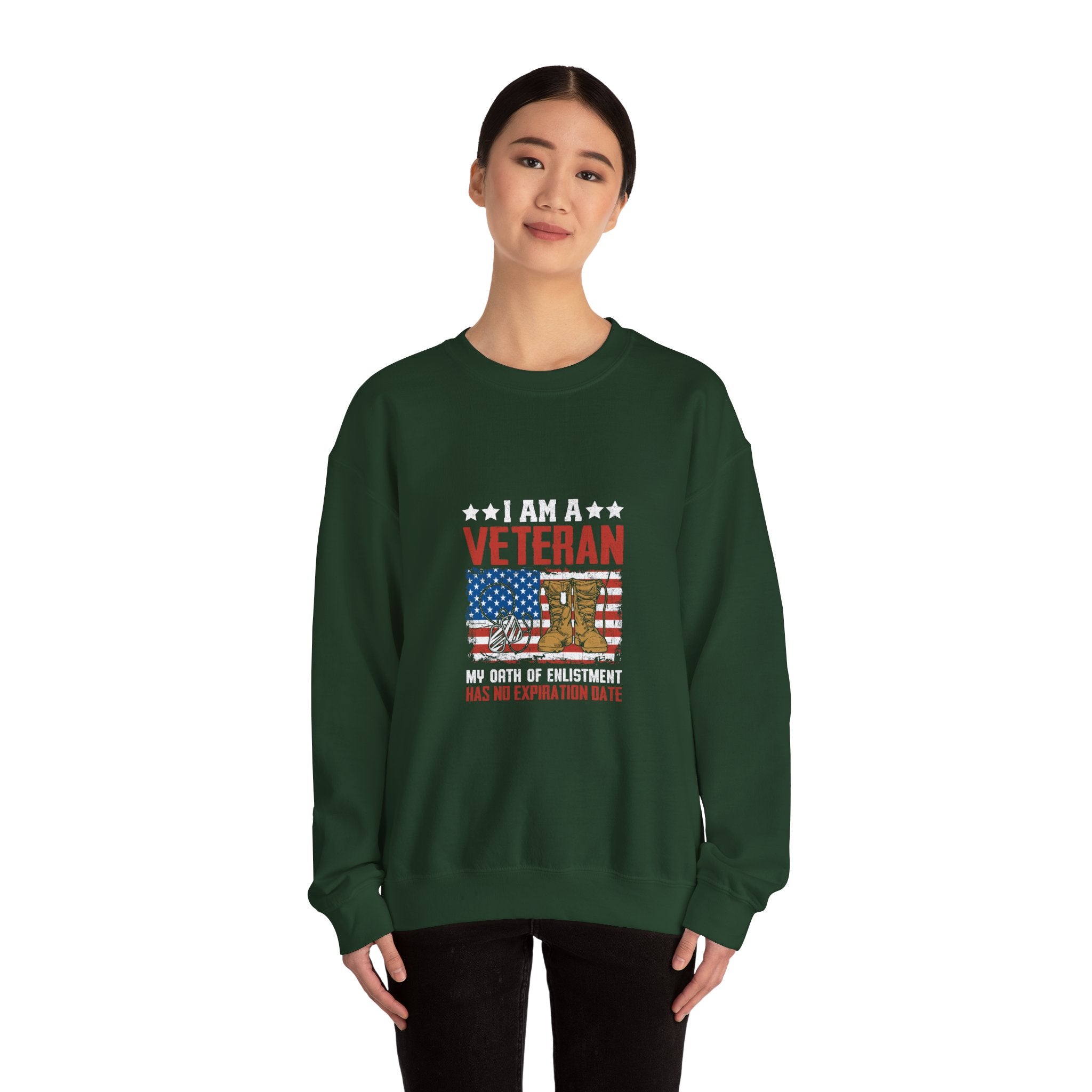 Veteran Sweatshirt: Oath Never Expires