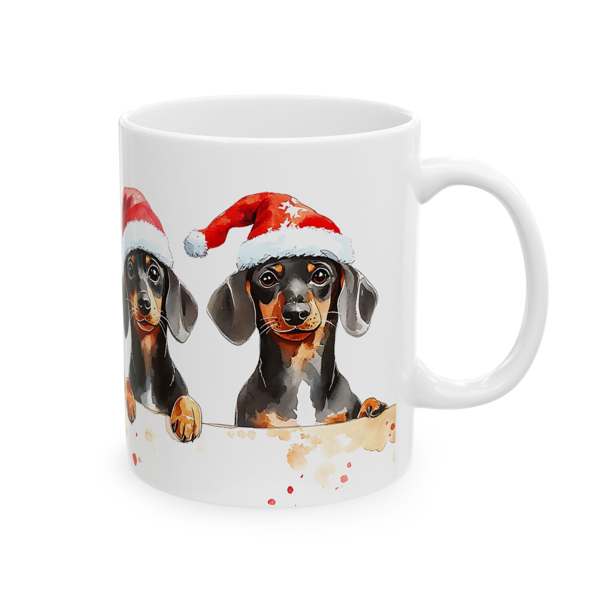 Dachshund Santa Mug: Holiday Cheer