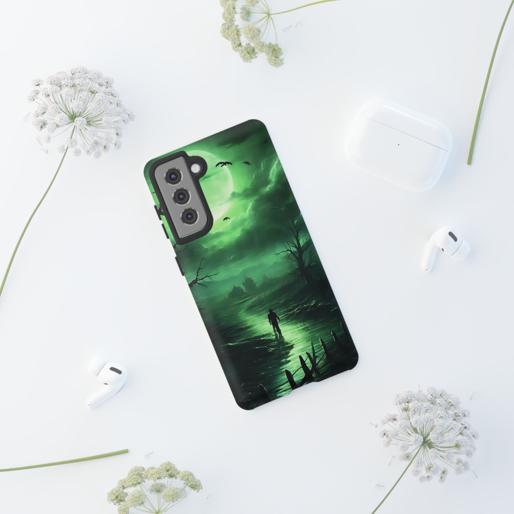 Eerie Swamp Moon Samsung Case