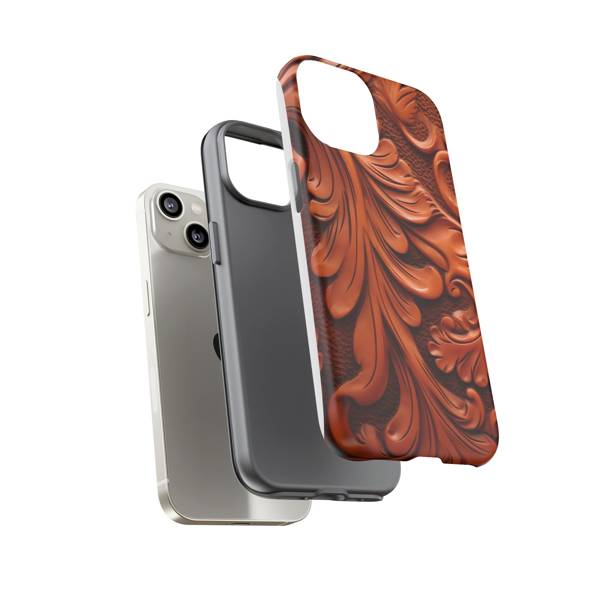 Baroque Acanthus Hexagon iPhone Case