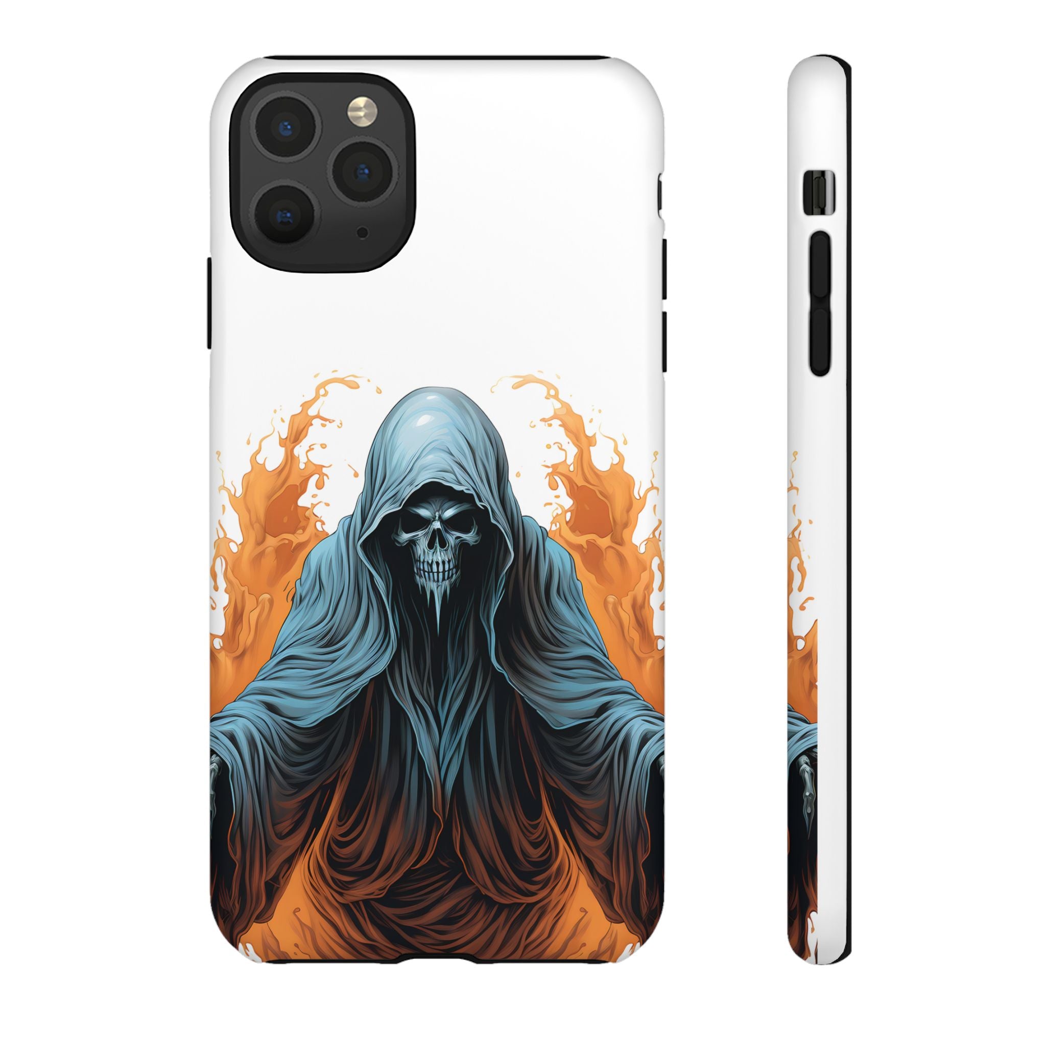 Grim Reaper Hexagon Stone iPhone Case