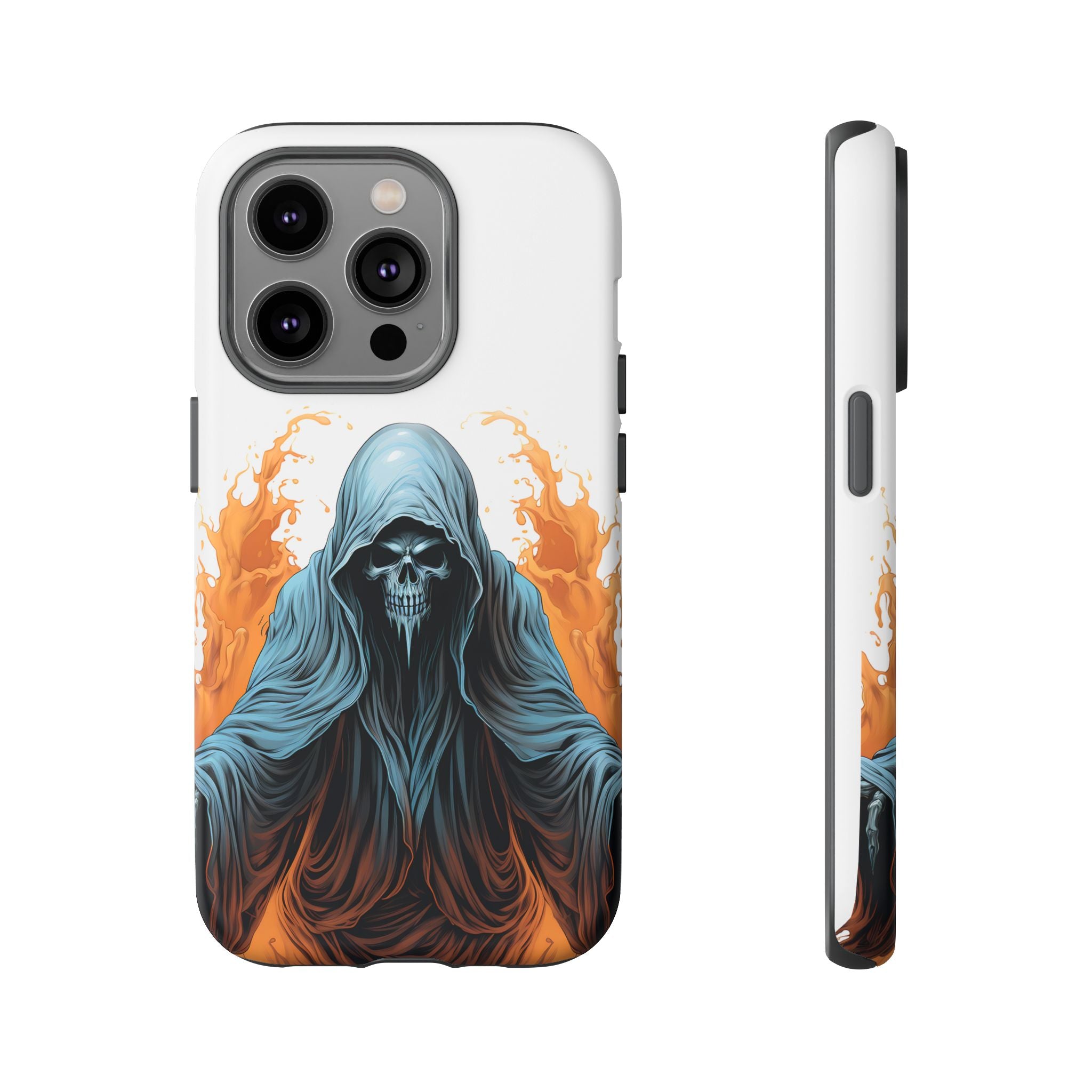 Grim Reaper Hexagon Stone iPhone Case